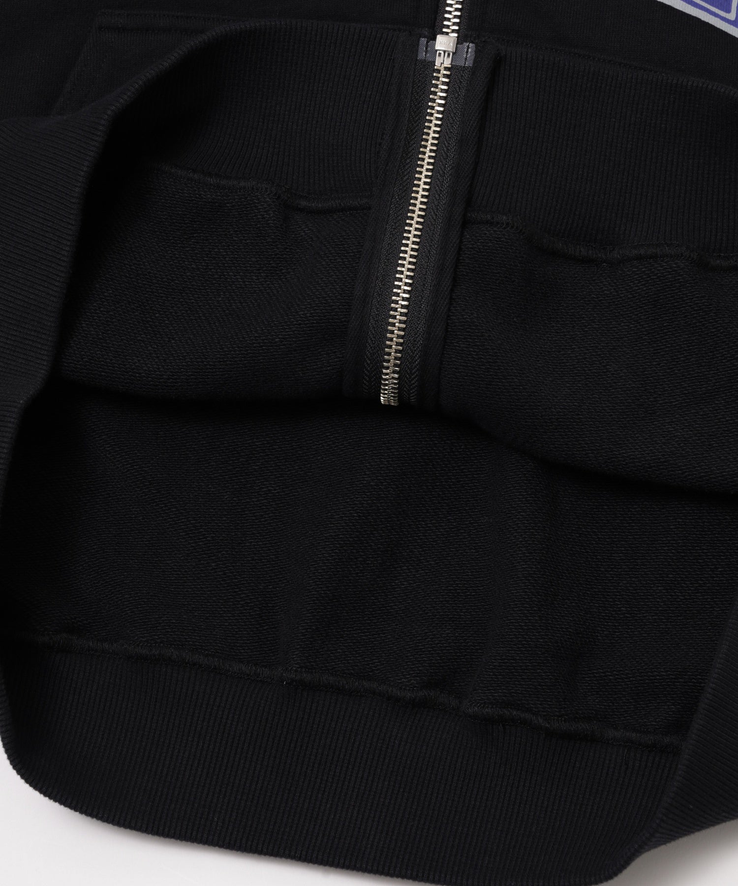 MULTI LOGO ZIP HOODED SWEATSHIRT