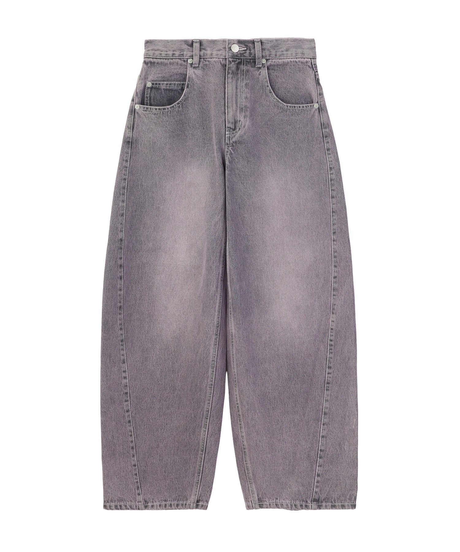 LOGO MARK STITCHED DENIM PANTS