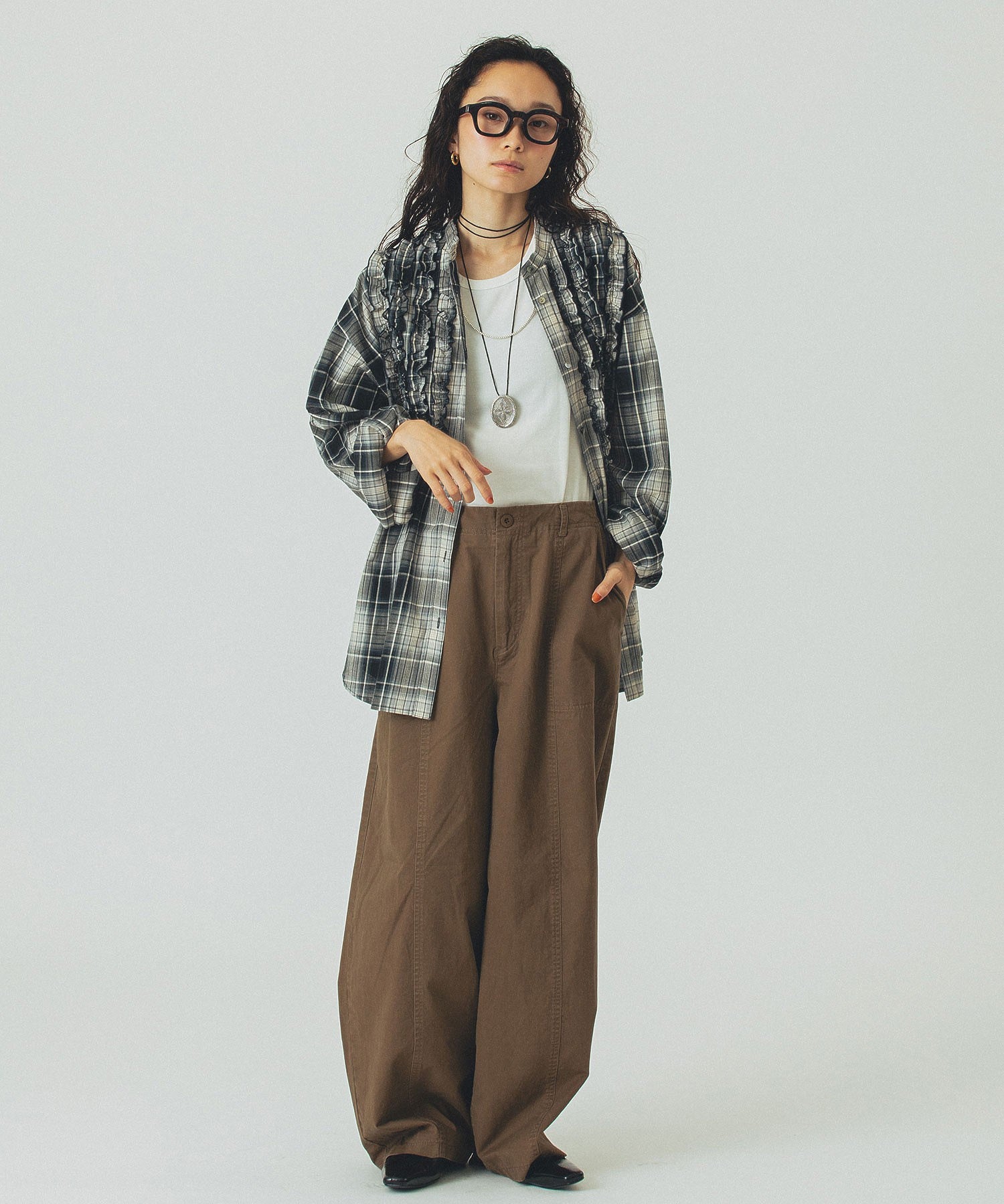 model:161cm 着用サイズ:ONE SIZE