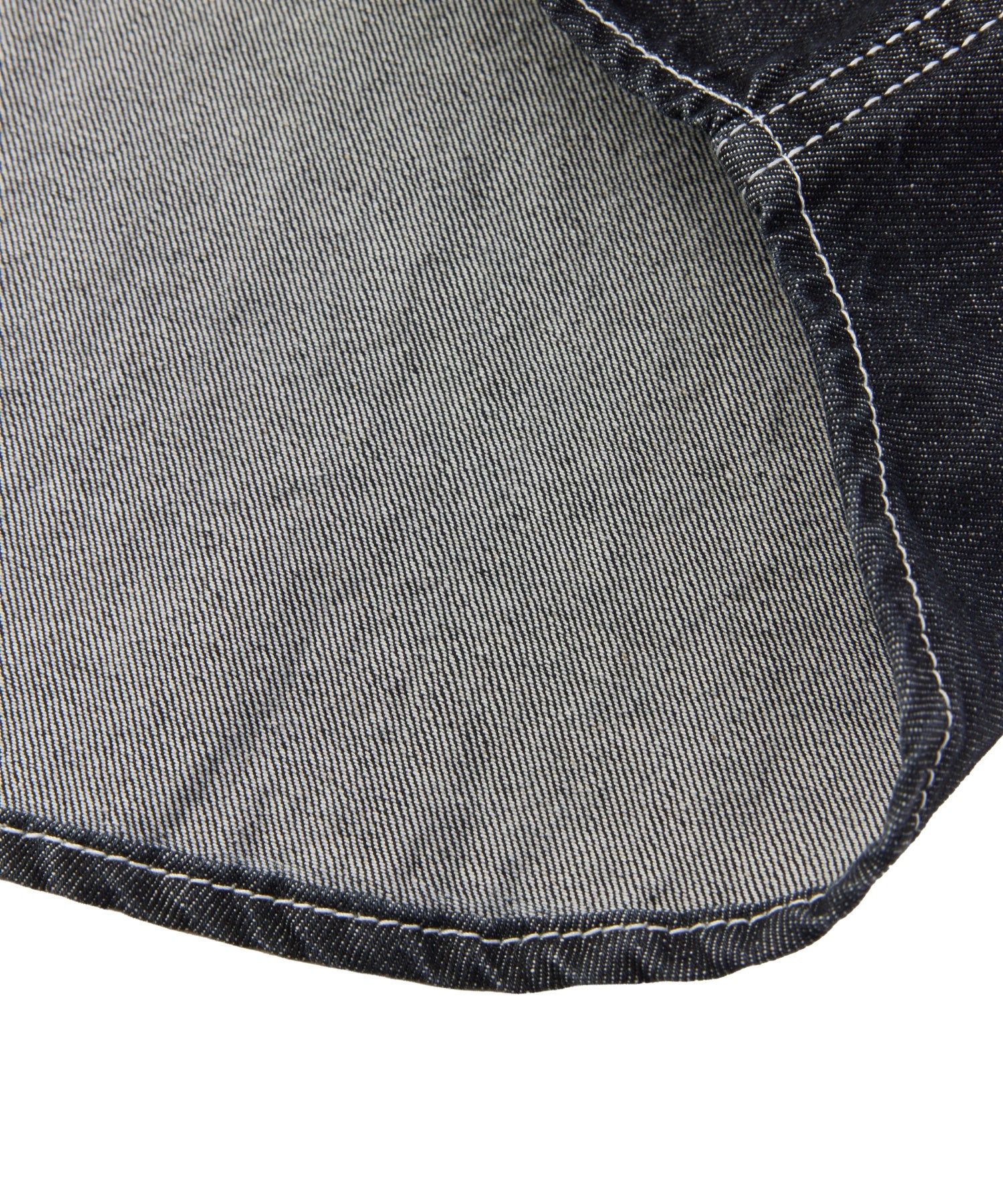 FACE LABEL BUTTON DOWN DENIM S/S SHIRT