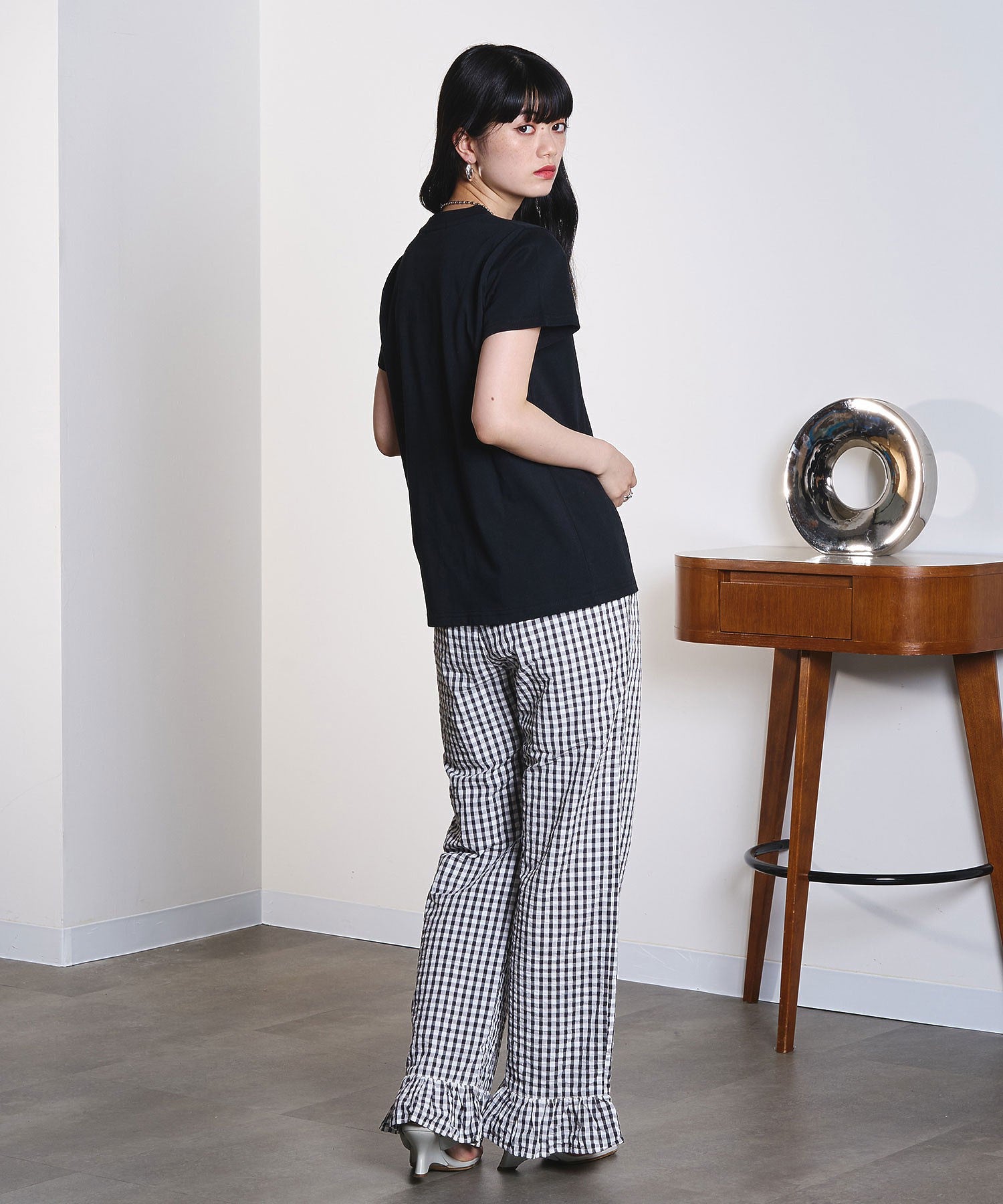 model:163cm 着用サイズ:M
