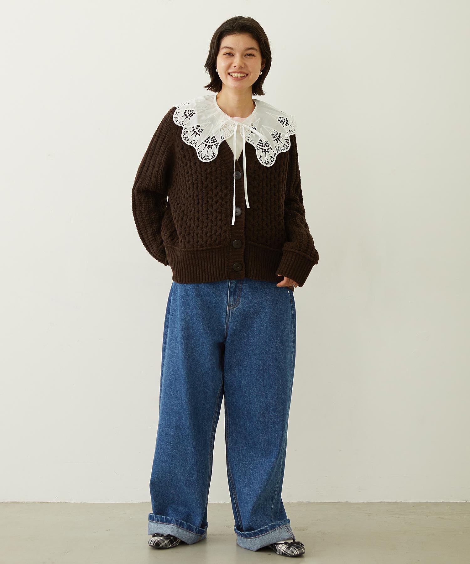 CABLE KNIT CARDIGAN