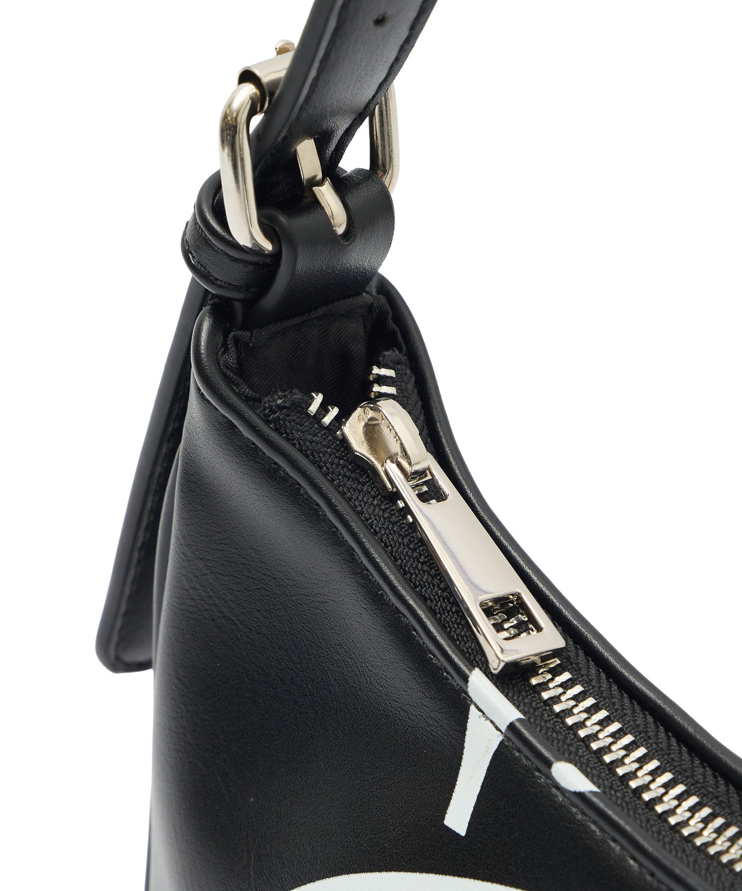 FAUX LEATHER FACE HANDBAG