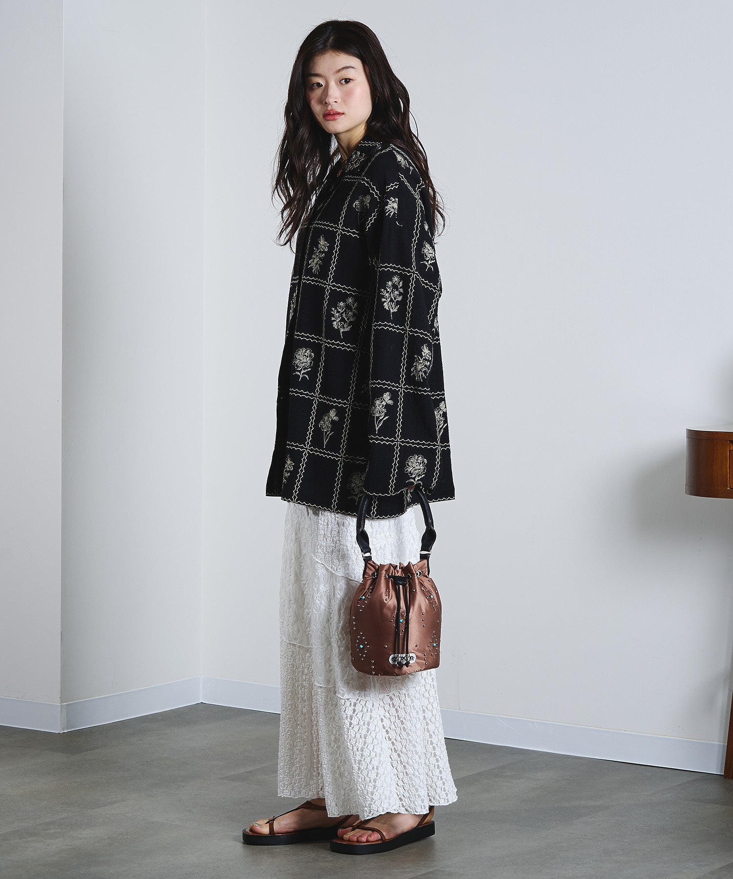 model:171cm 着用サイズ:ONE SIZE