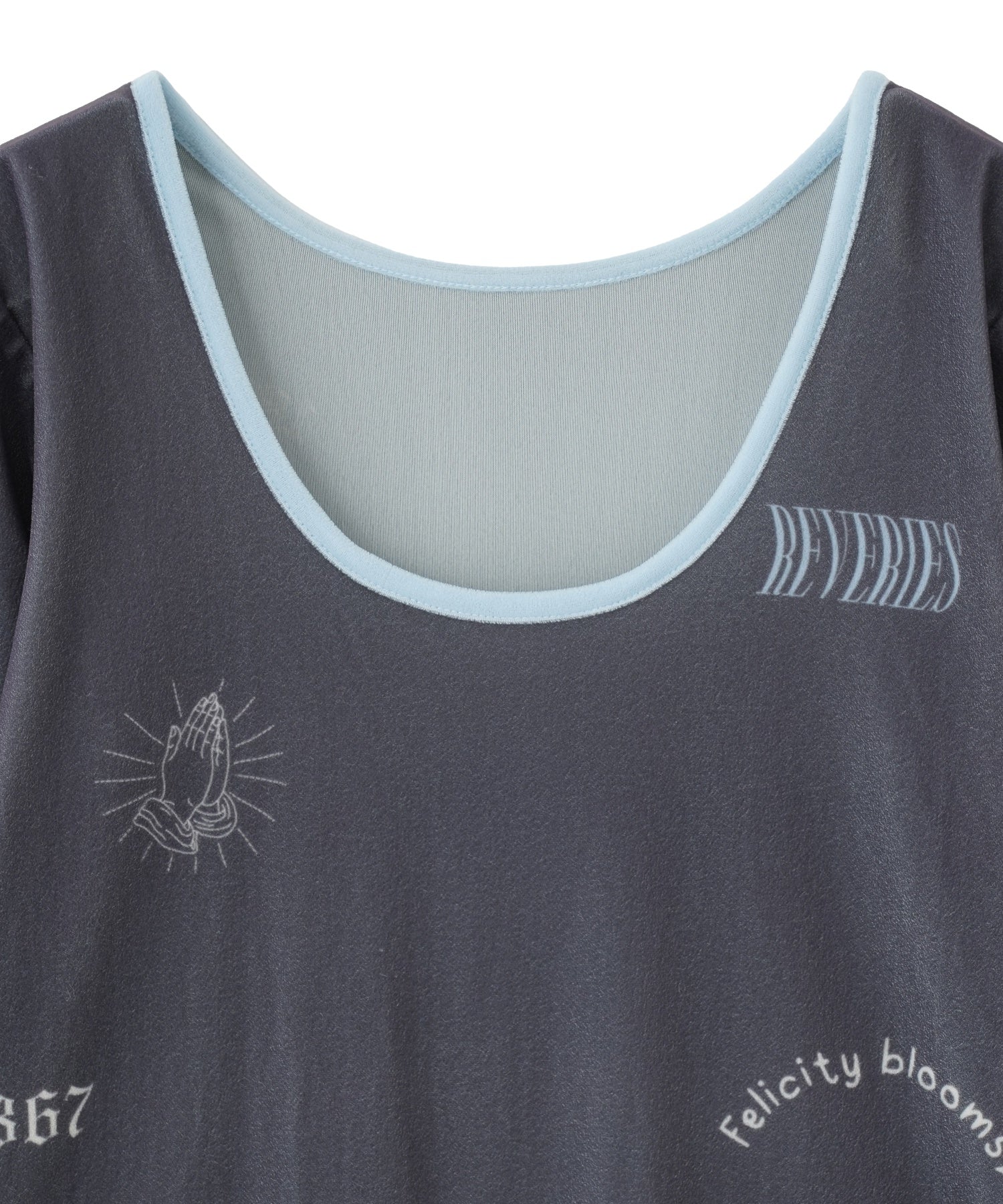 SHEER VELOUR L/S TEE