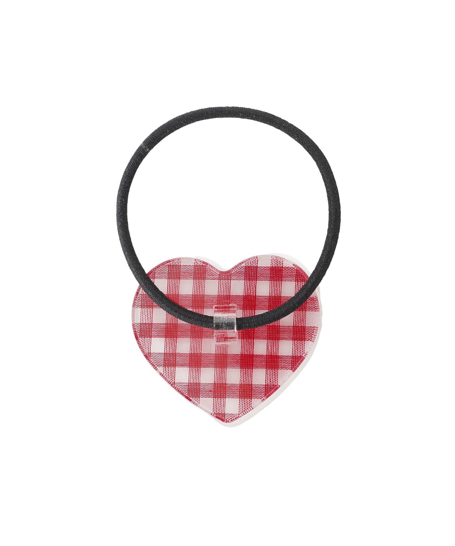 GINGHAM HEART HAIR ELASTIC