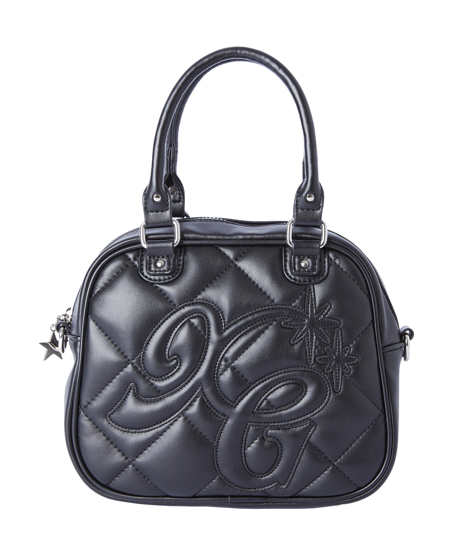 XG LOGO QUILTED BOSTON BAG