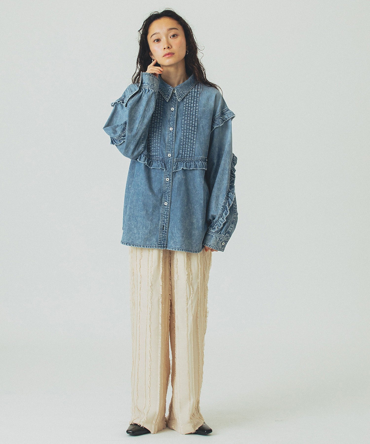 model:161cm 着用サイズ:ONE SIZE