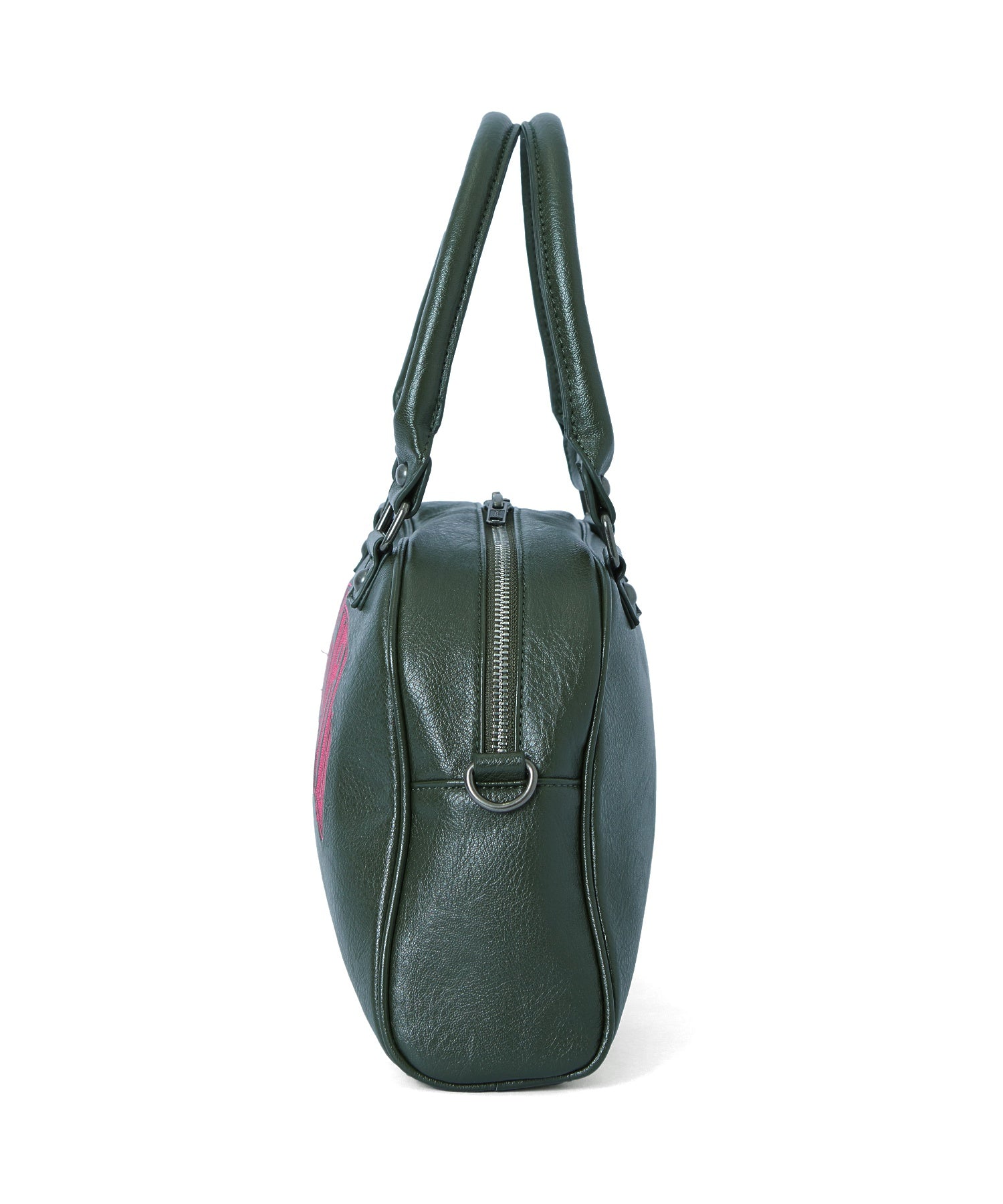 FACE EMBLEM AND LOGO BOSTON BAG