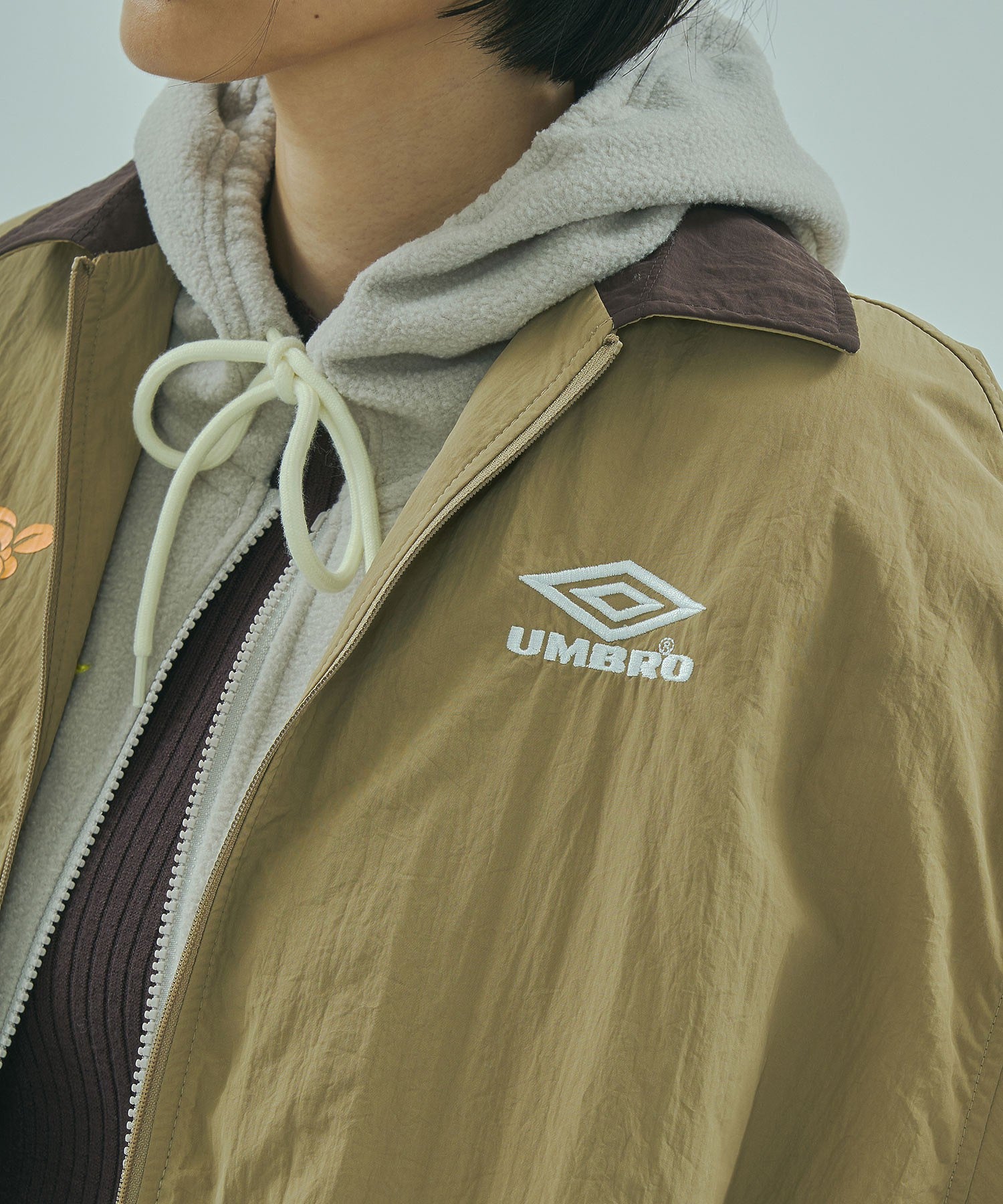 UMBRO × ROSE BUD/NYLON PUFFER JACKET