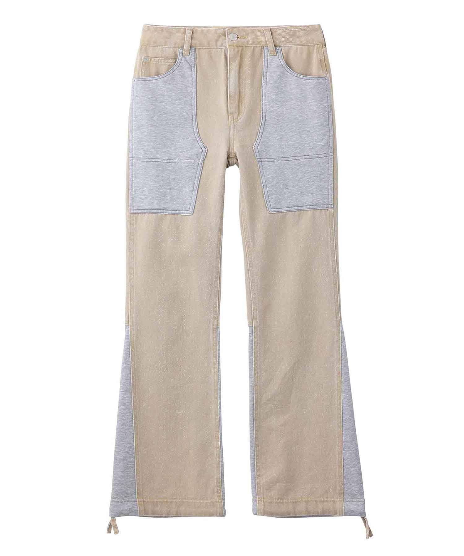 JERSEY WOVEN MIX PANTS X-girl