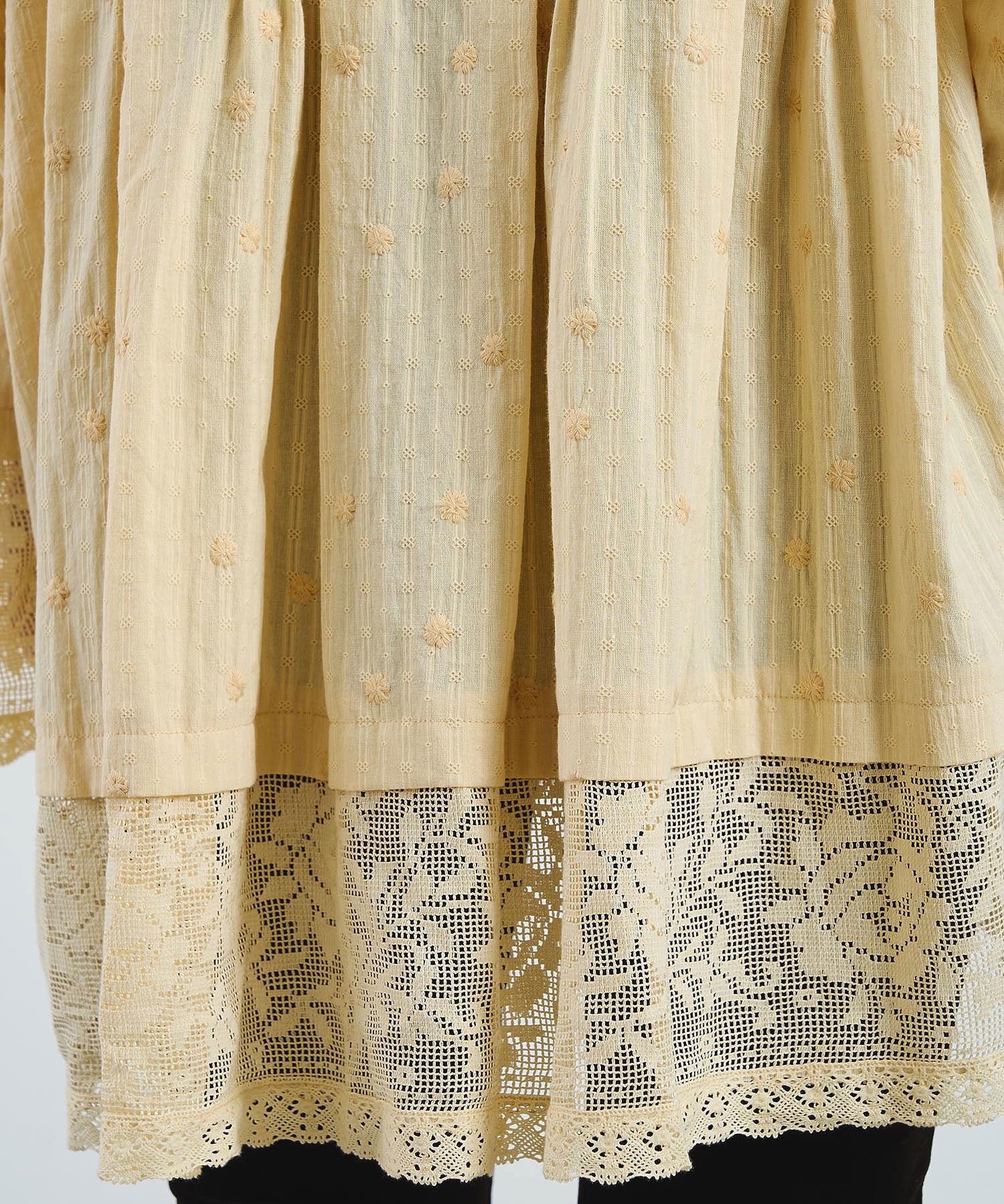 mag.by c/COTTON LACE BLOUSE