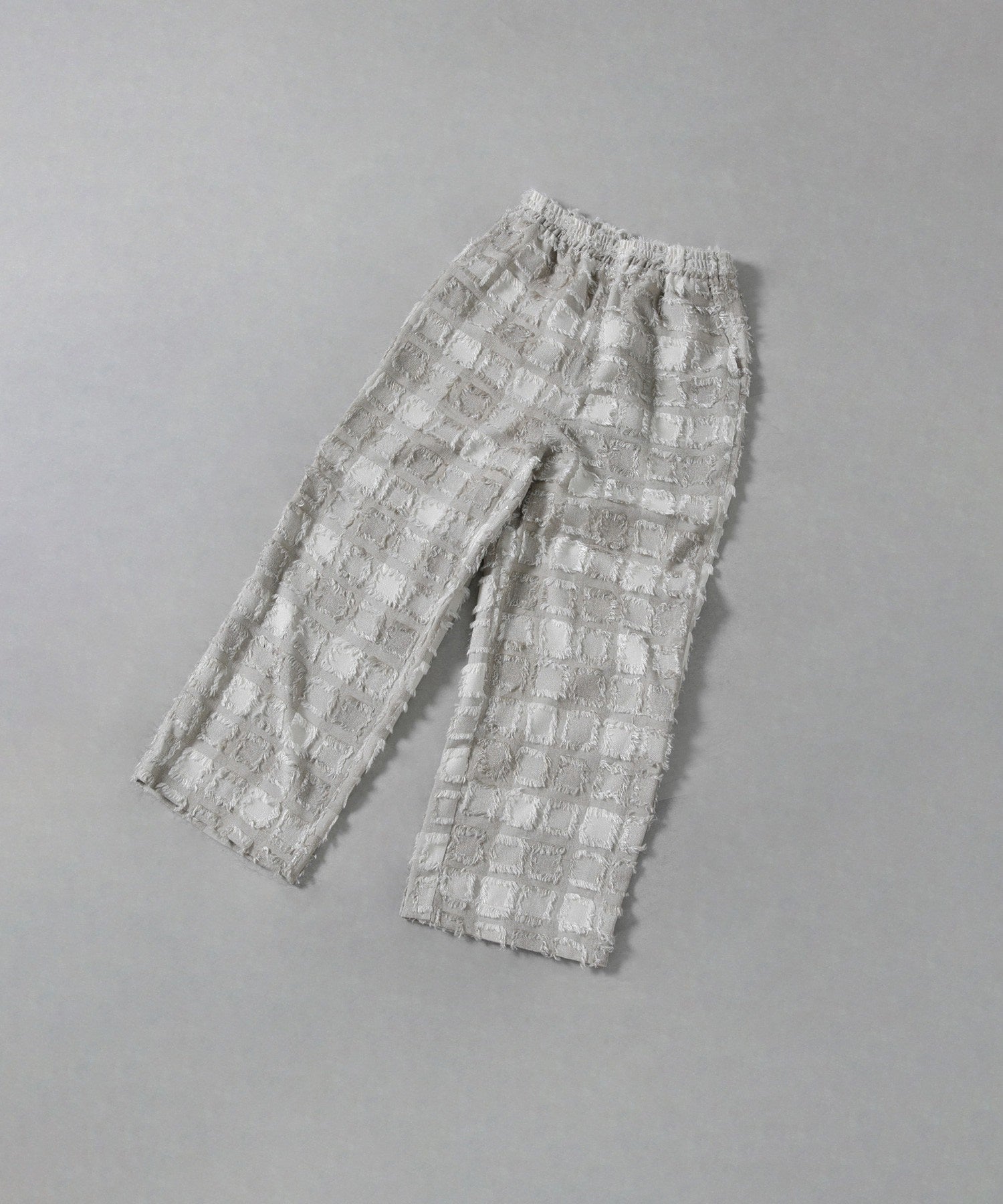 チェックイージーパンツ