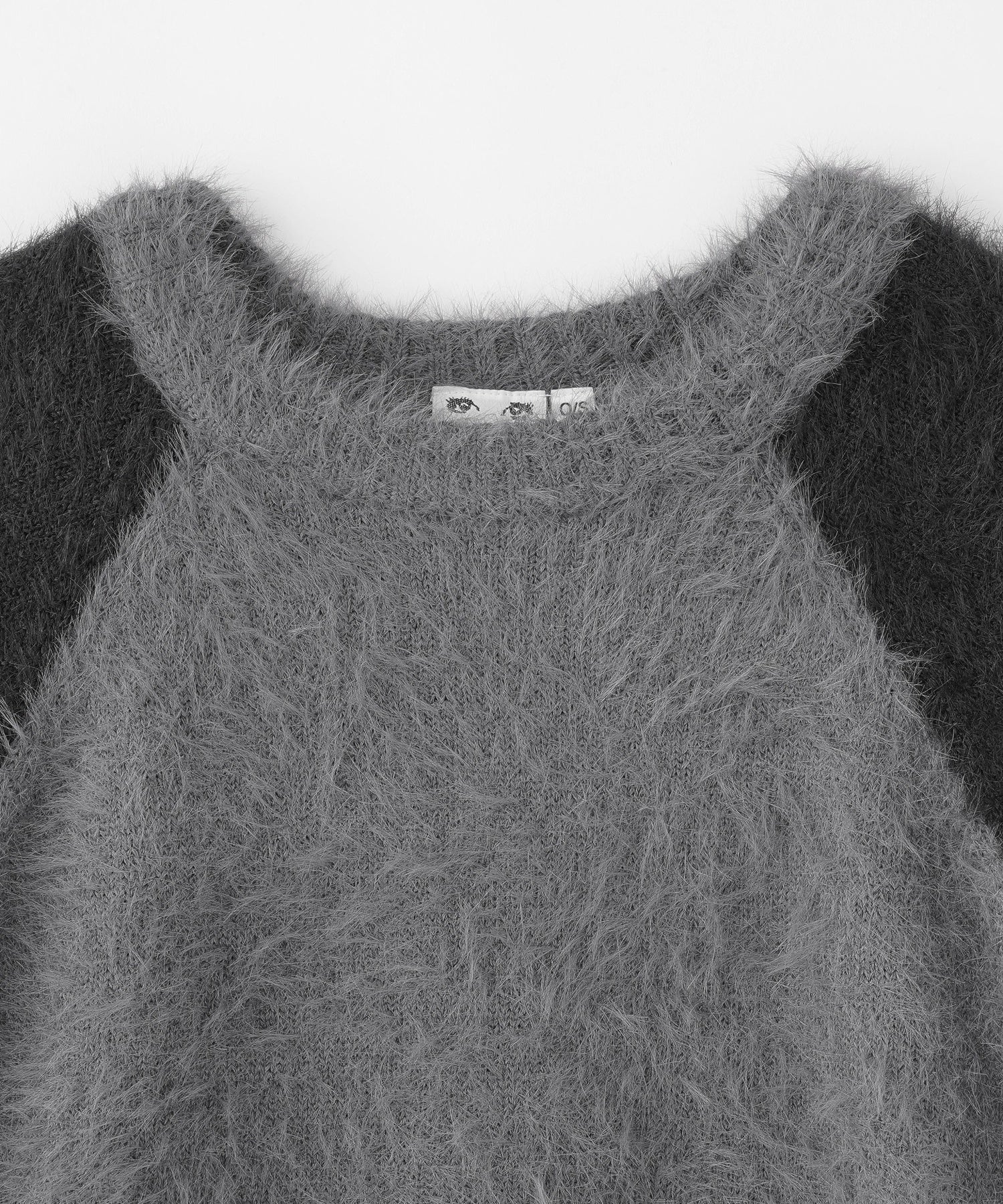 SHAGGY KNIT RAGLAN SLEEVE TOP