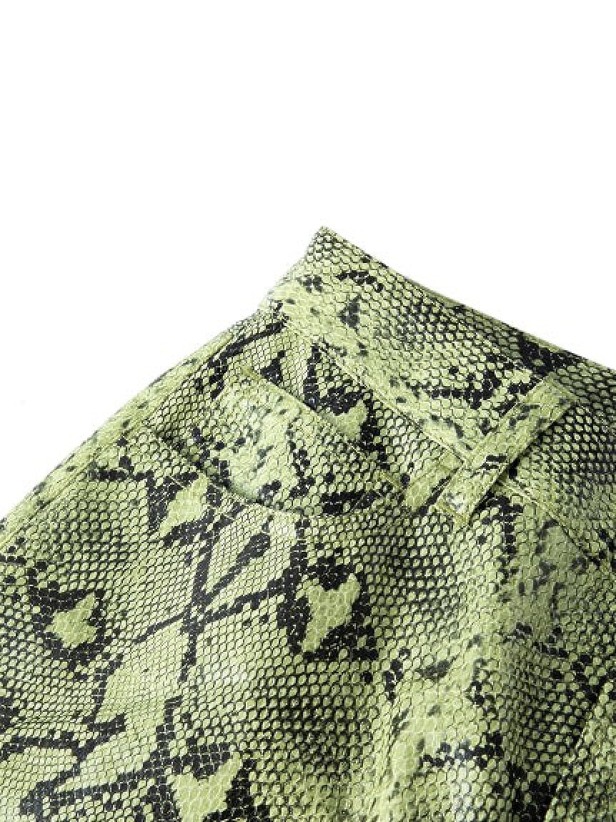 SNAKE PATTERN FLARE PANTS X-girl
