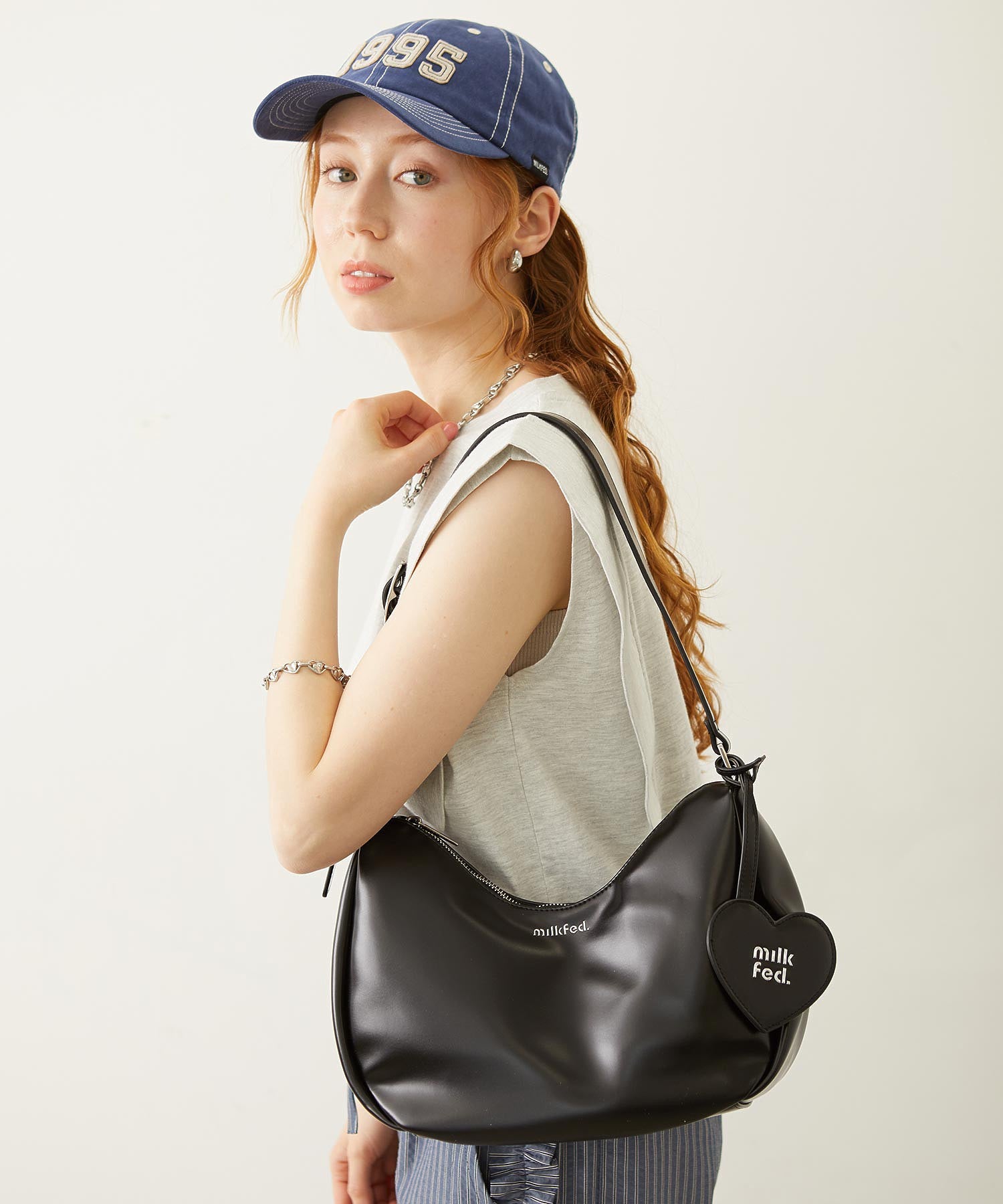 HEART MIRROR SHOULDER BAG