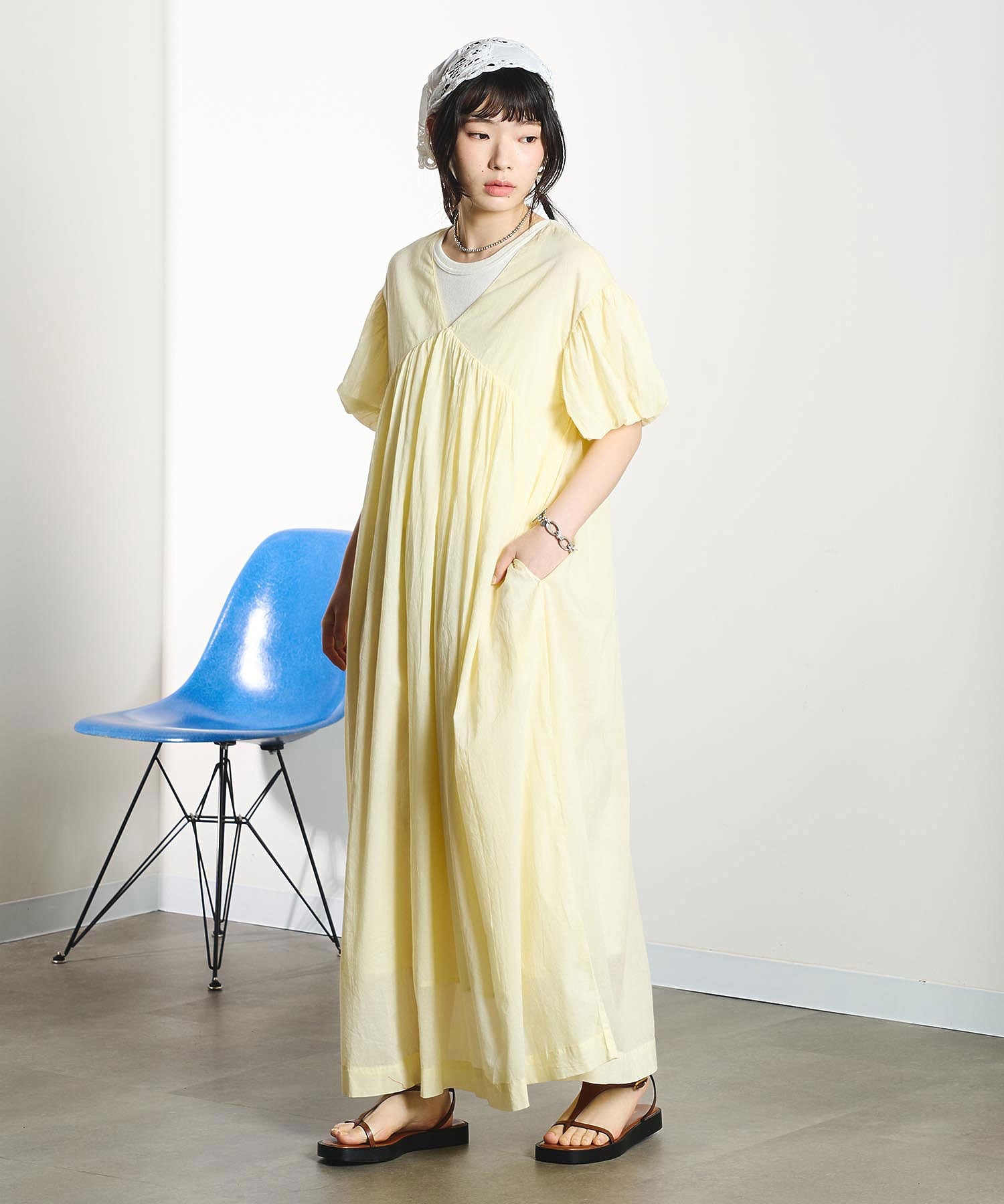 COTTON VOILE DRESS
