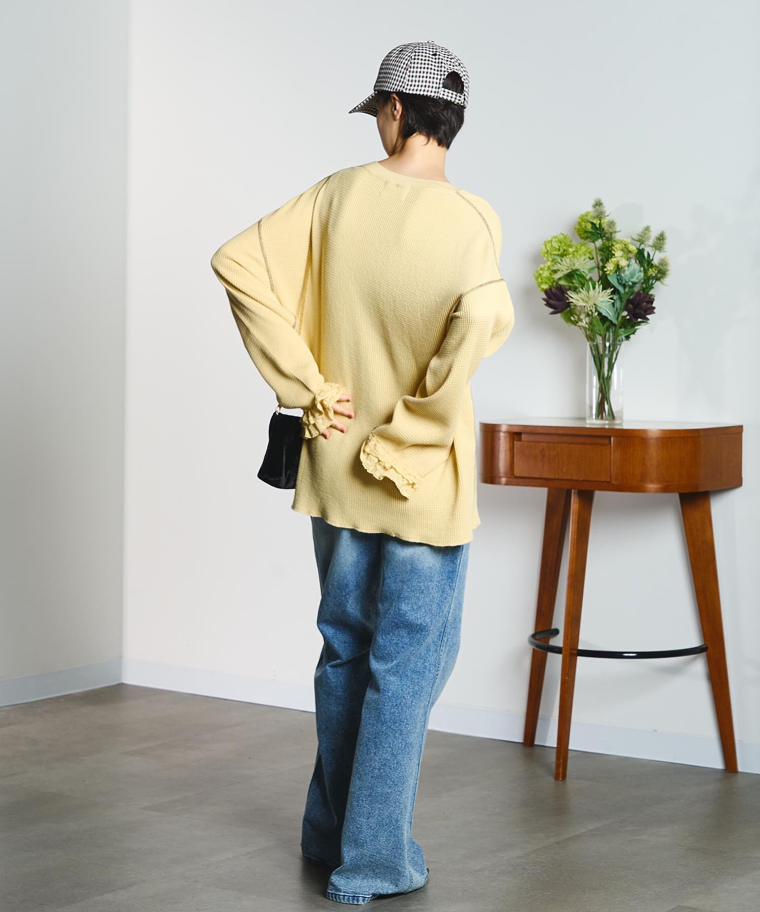 CREOLME/CHECK PATTERN CAP