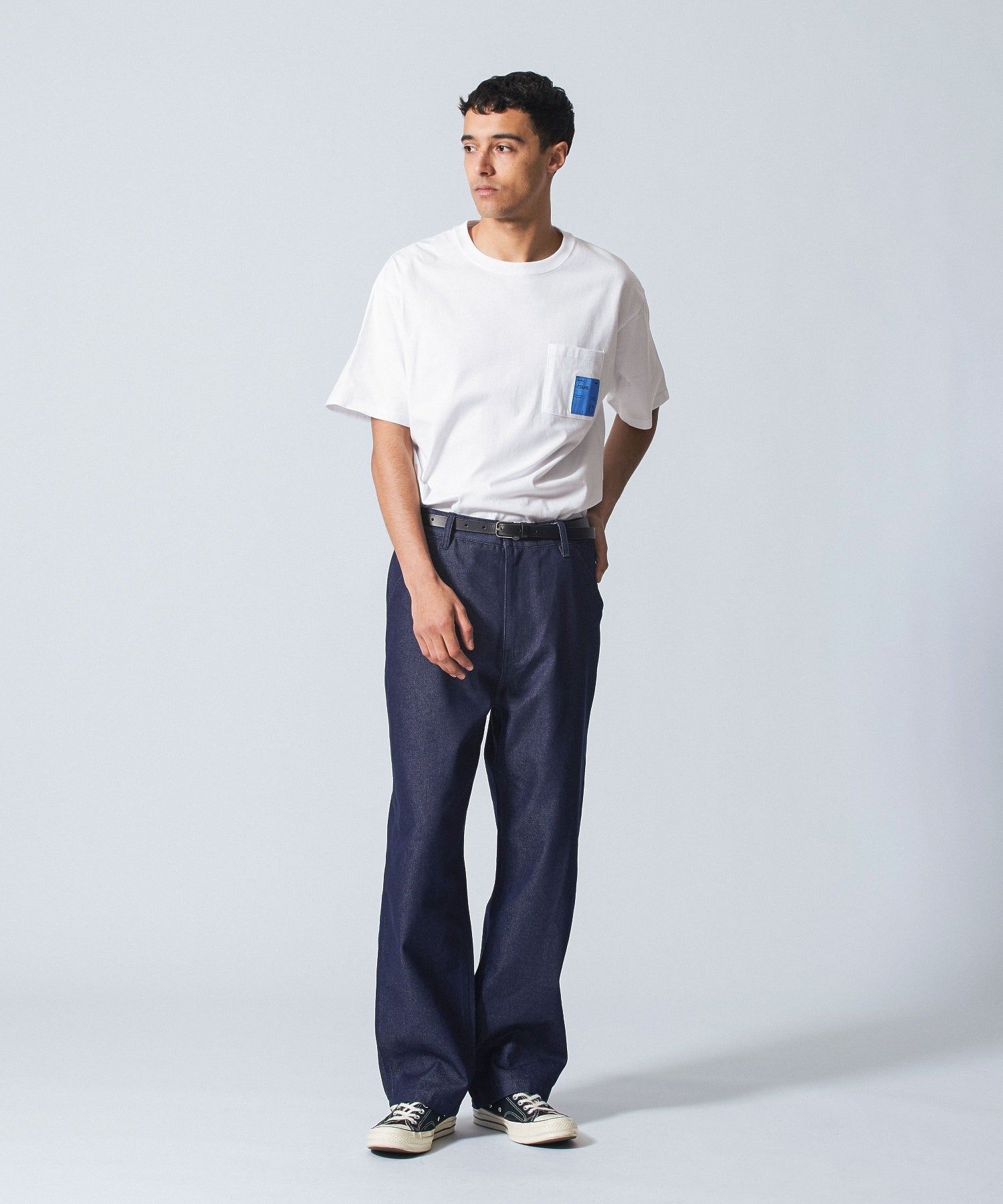 LABELED POCKET S/S TEE