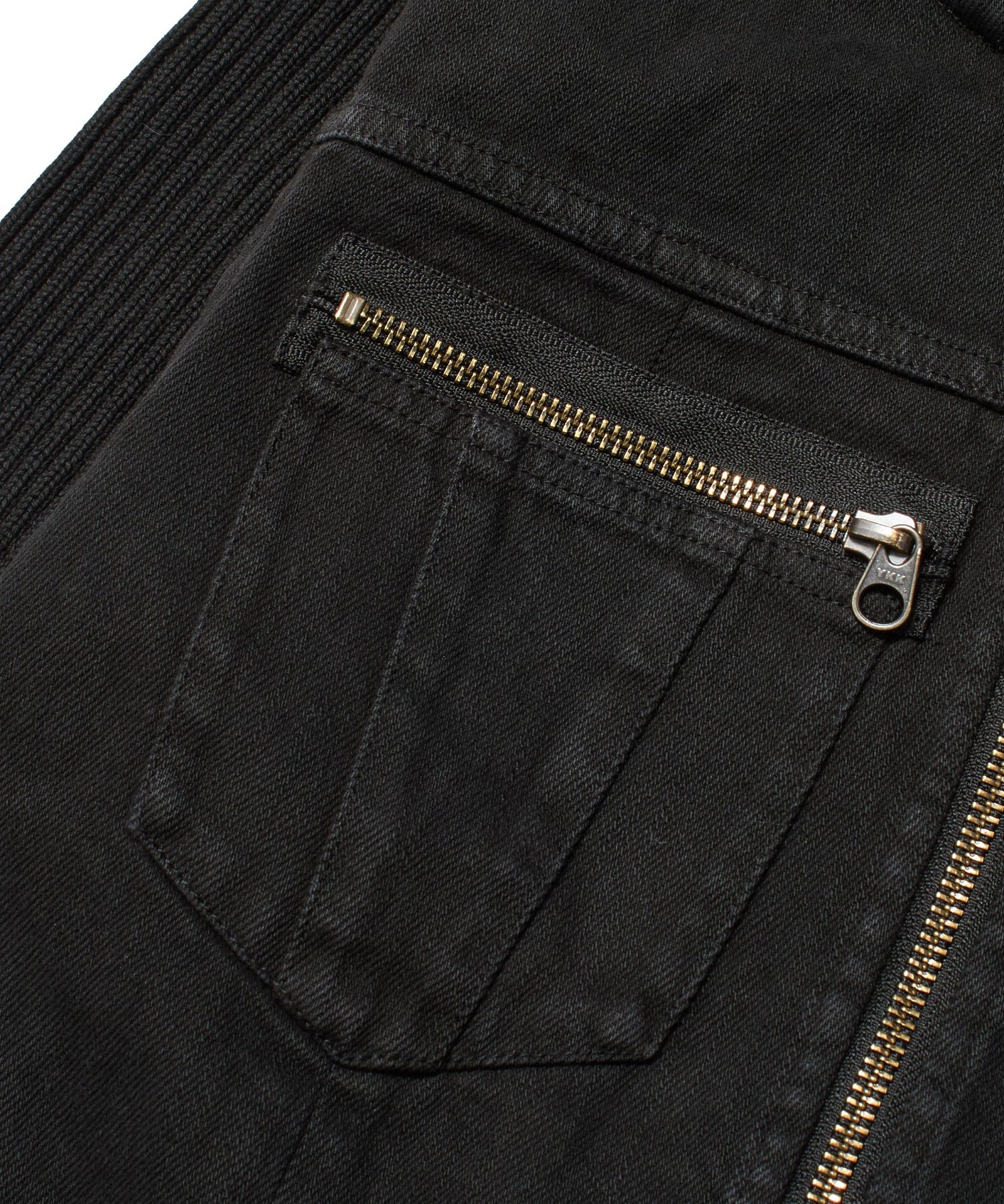 FADED RIBBED SLEEVE JACKET