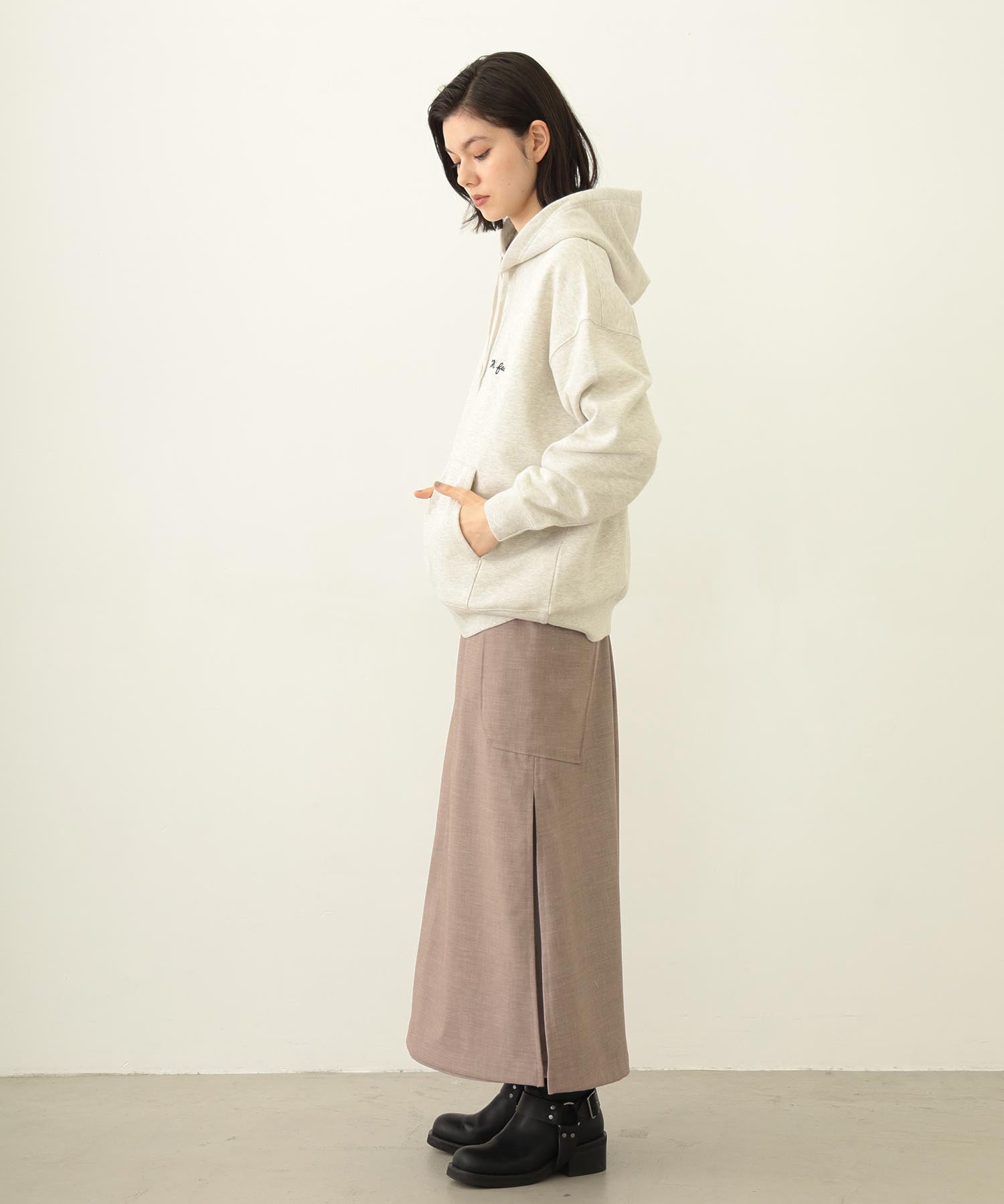 ICING LOGO WIDE SWEAT HOODIE