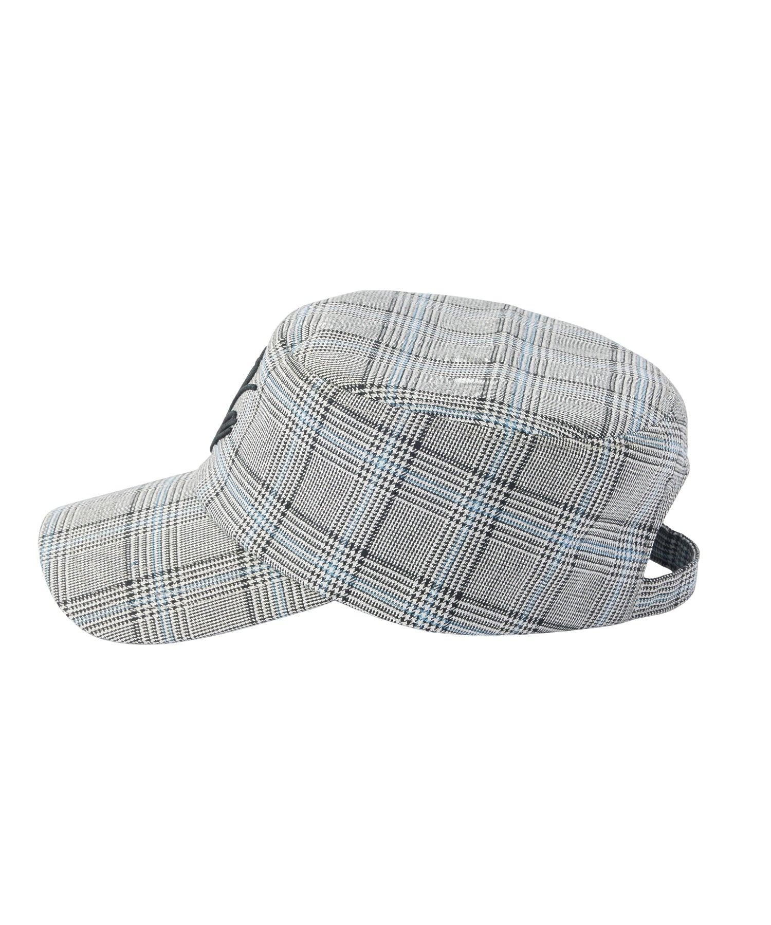 LOGO MARK EMBROIDERED FLAT BRIM CAP
