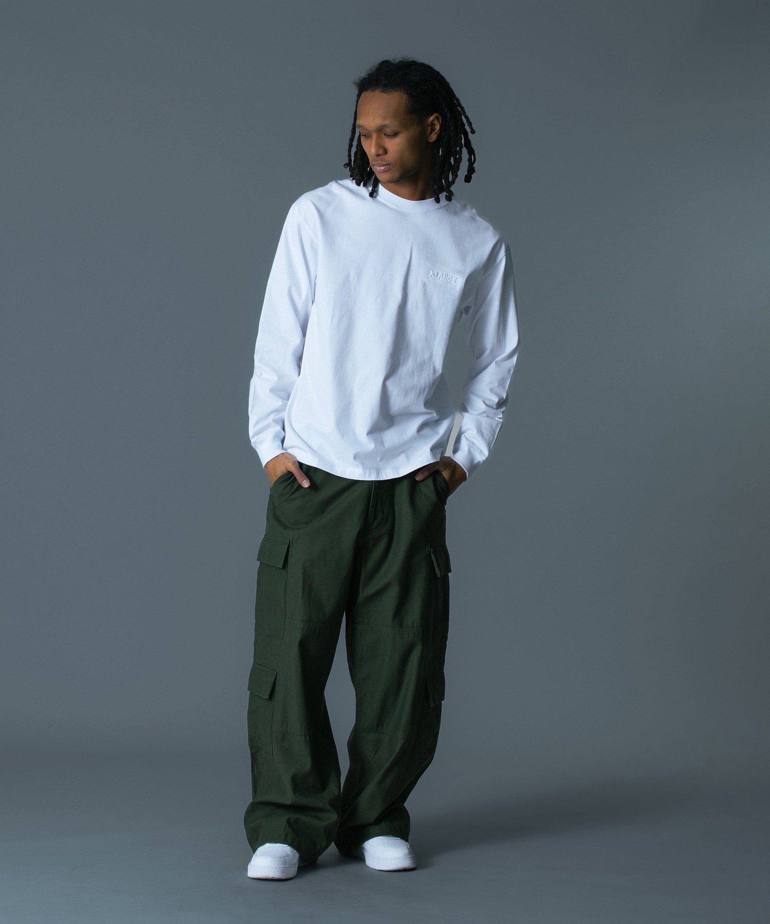 EMBOSSED SLANTED OG L/S TEE