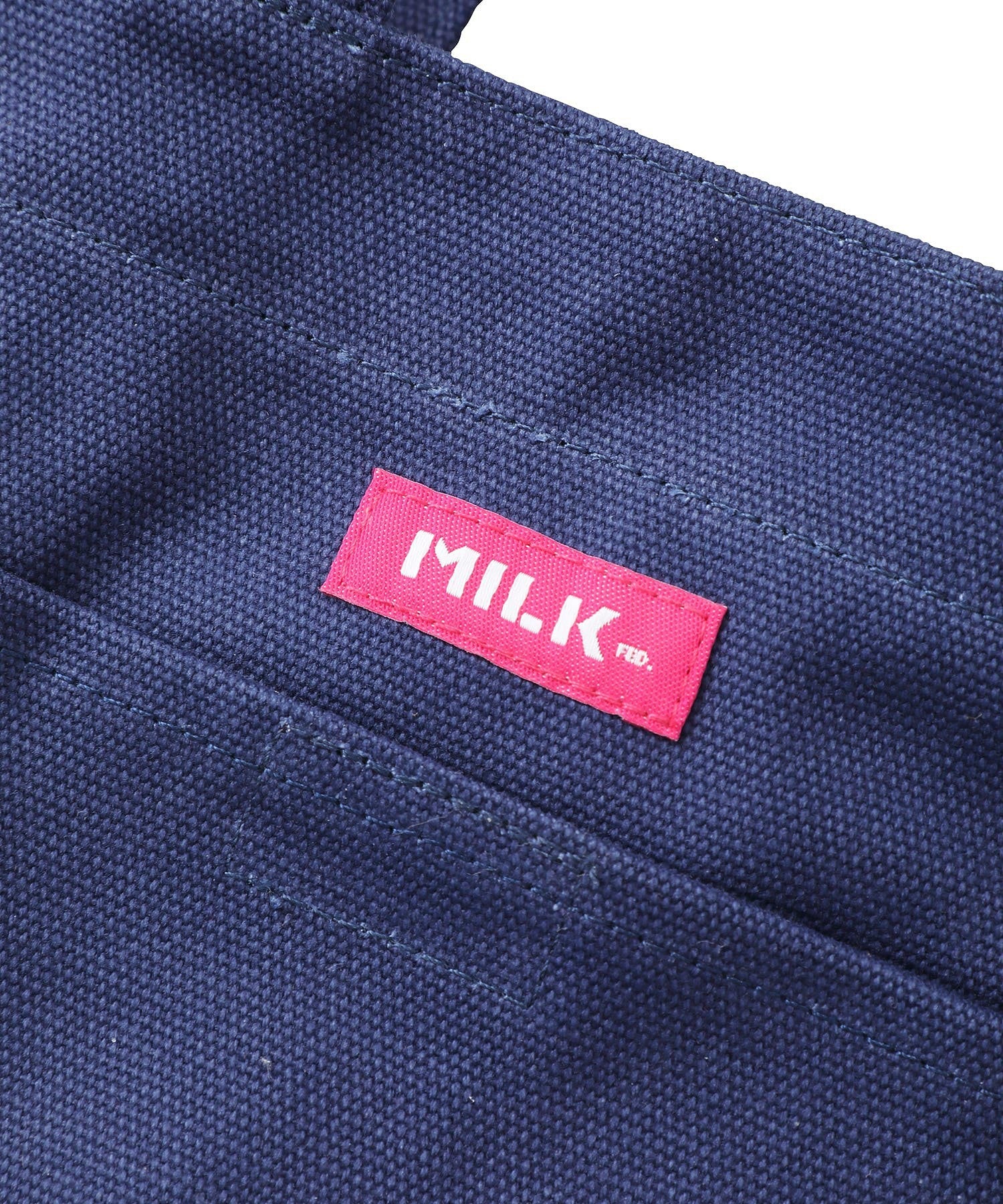 EMBROIDERED BAR MINI SHOULDER BAG W/STRAP MILKFED.