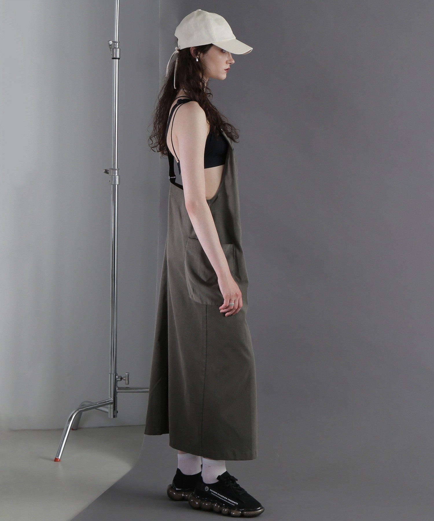 GENE HEAVENS×THOUSAND MILE<br><br>サウザンドマイル コラボレーション フロントジップ サロペット