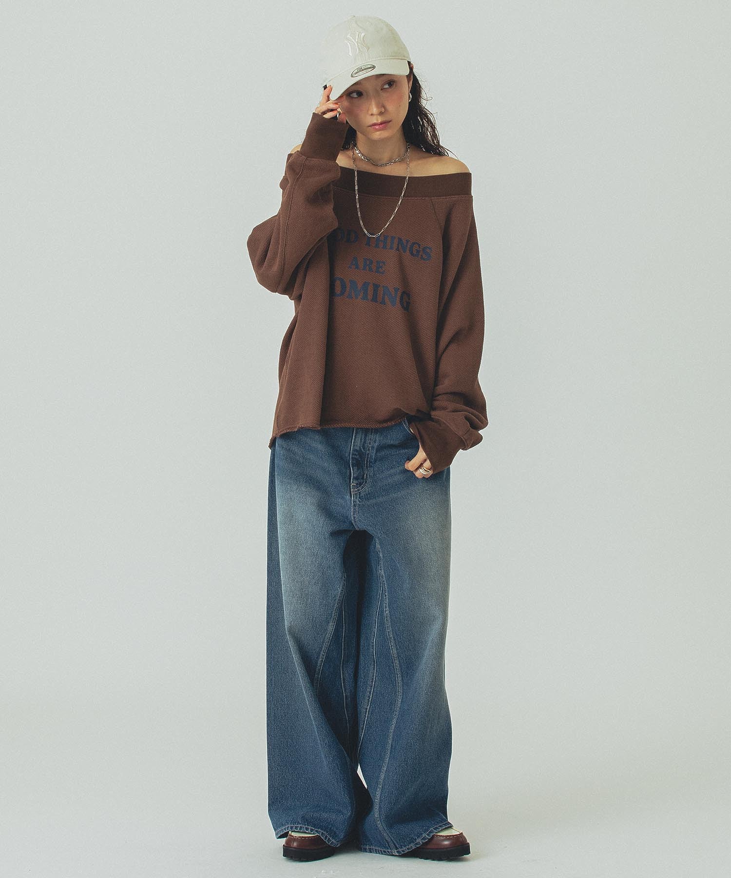 model:161cm 着用サイズ:ONE SIZE