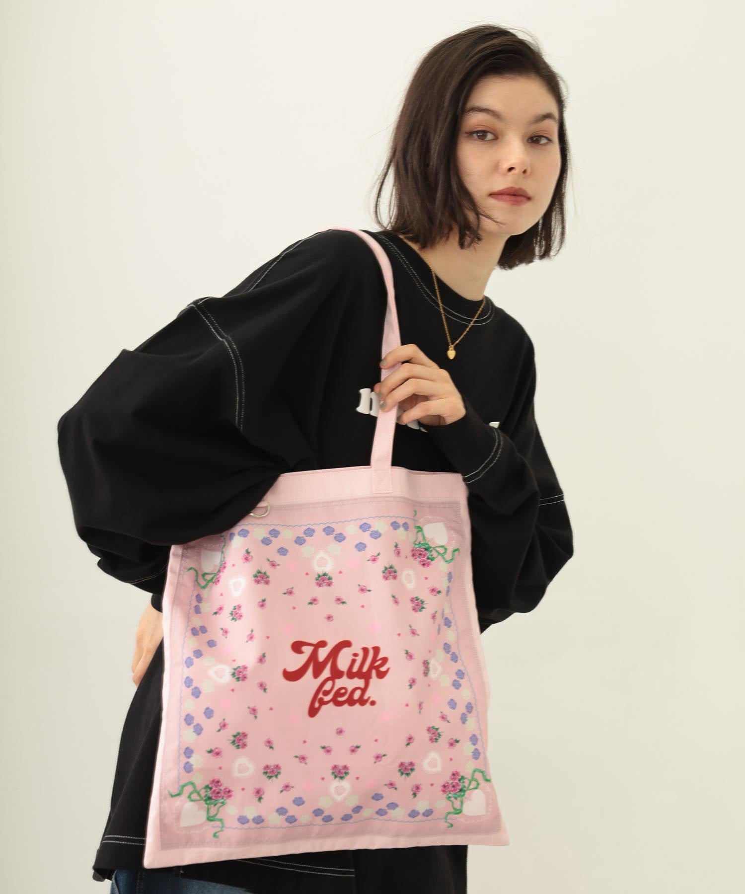 FLOWER PATTERN BANDANA BAG