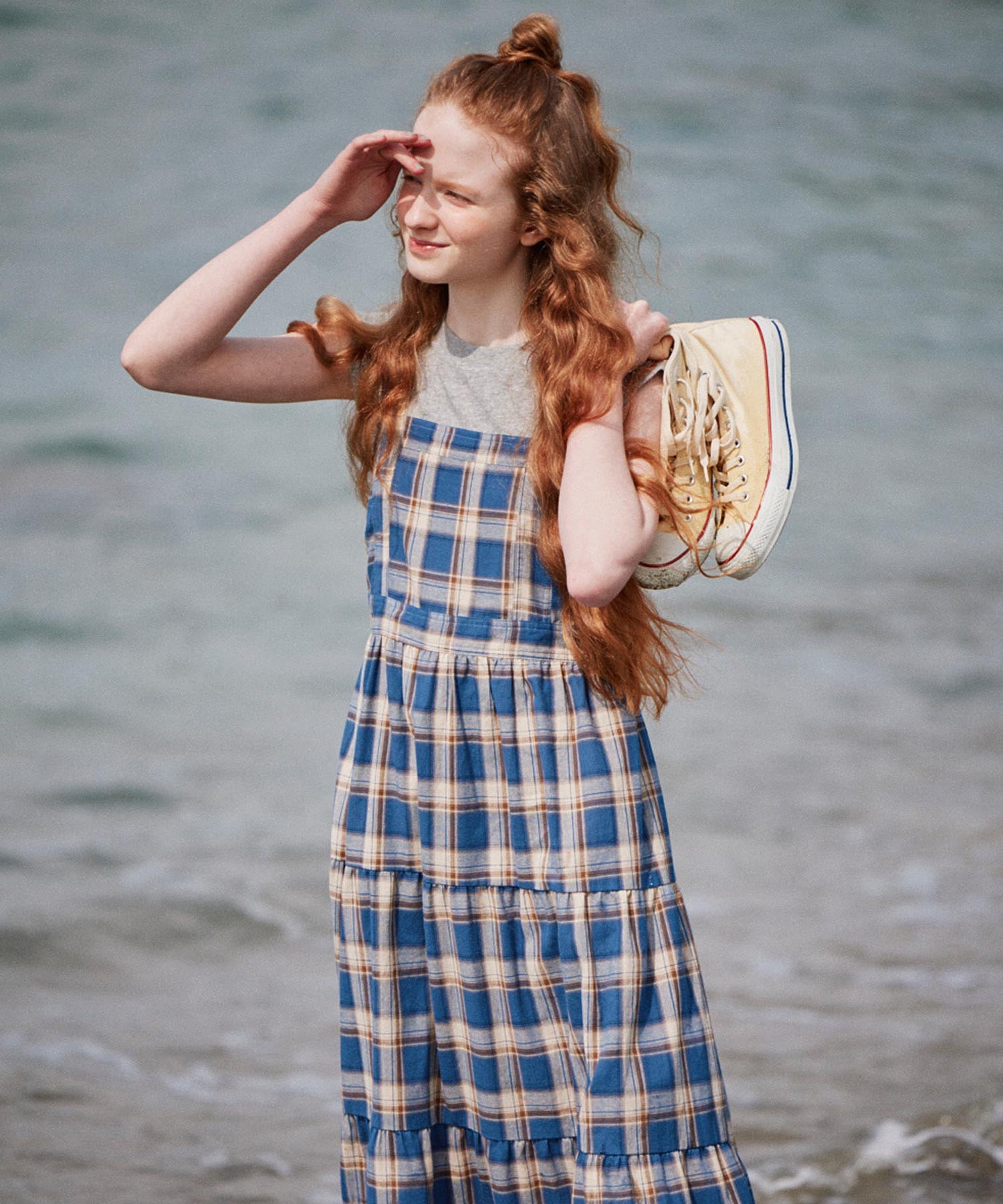 APRON TIERED DRESS