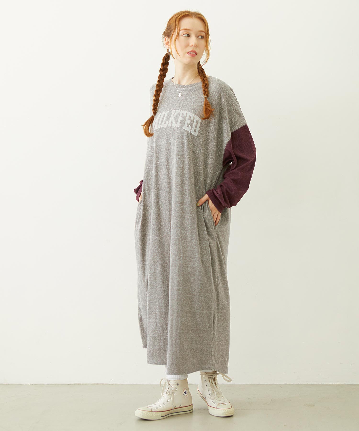 COLLEGE LOGO LONG DRESS