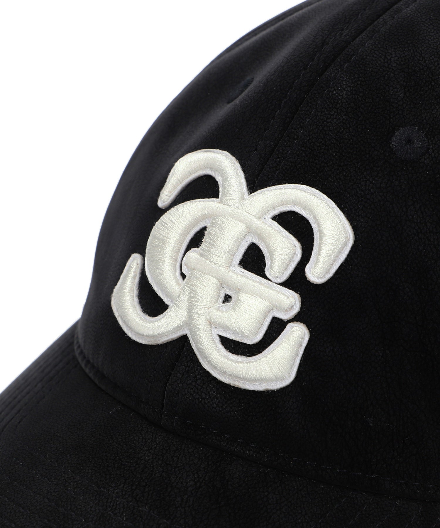XG EMBLEM FADED FAUX LEATHER 6PANEL CAP
