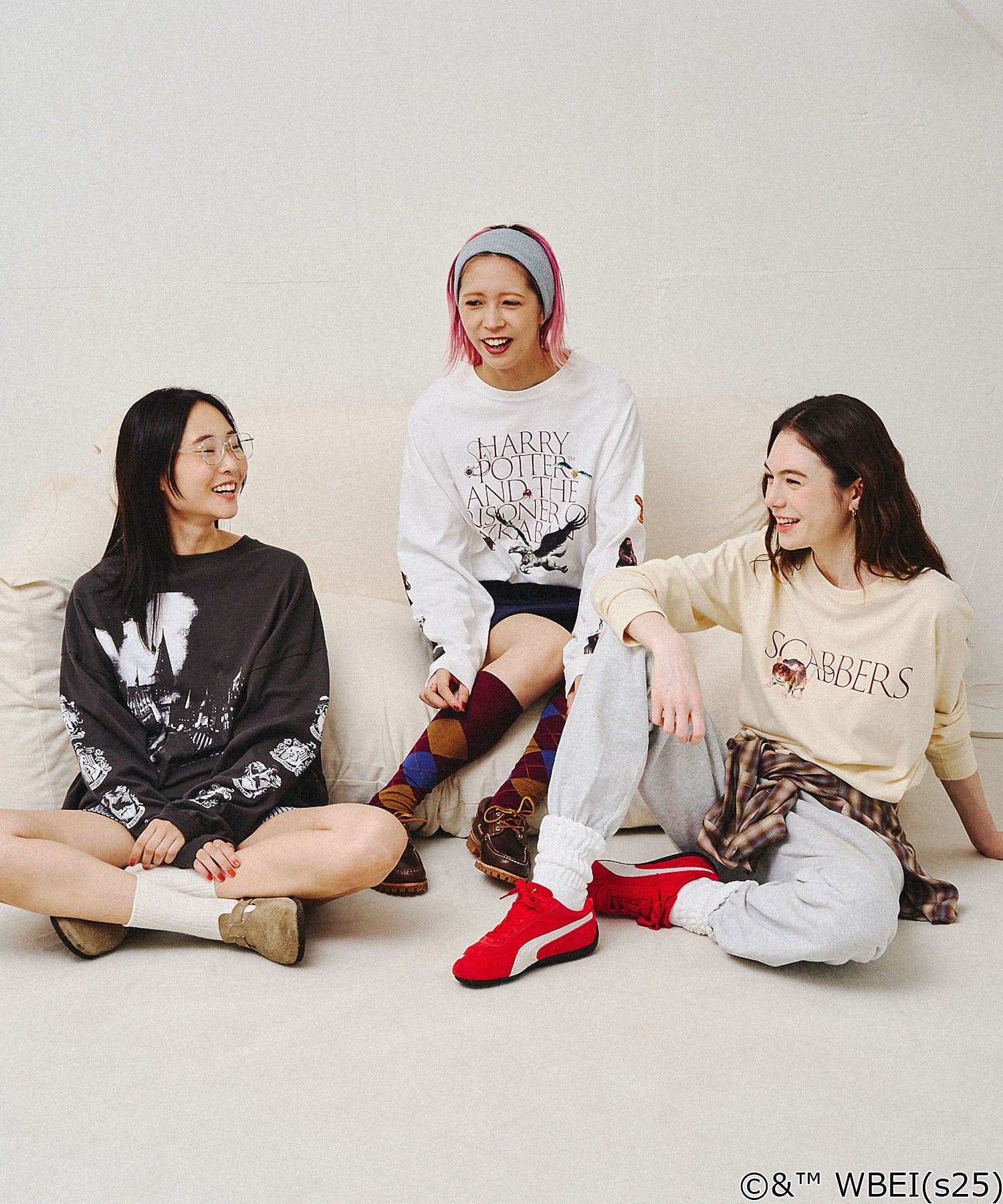 【Sサイズのみ期間限定受注生産】COLSUN/HOGWARTS SCHOOL L/S TEE