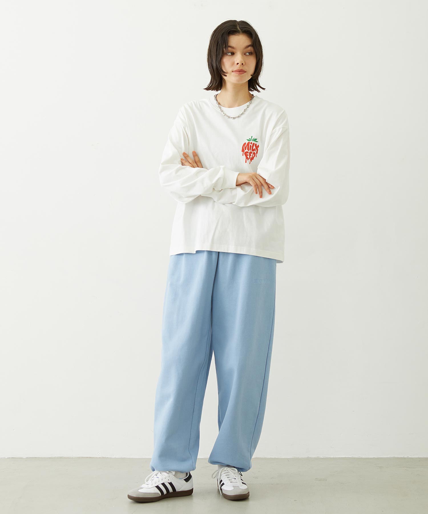 MELTY STRAWBERRY WIDE L/S TEE