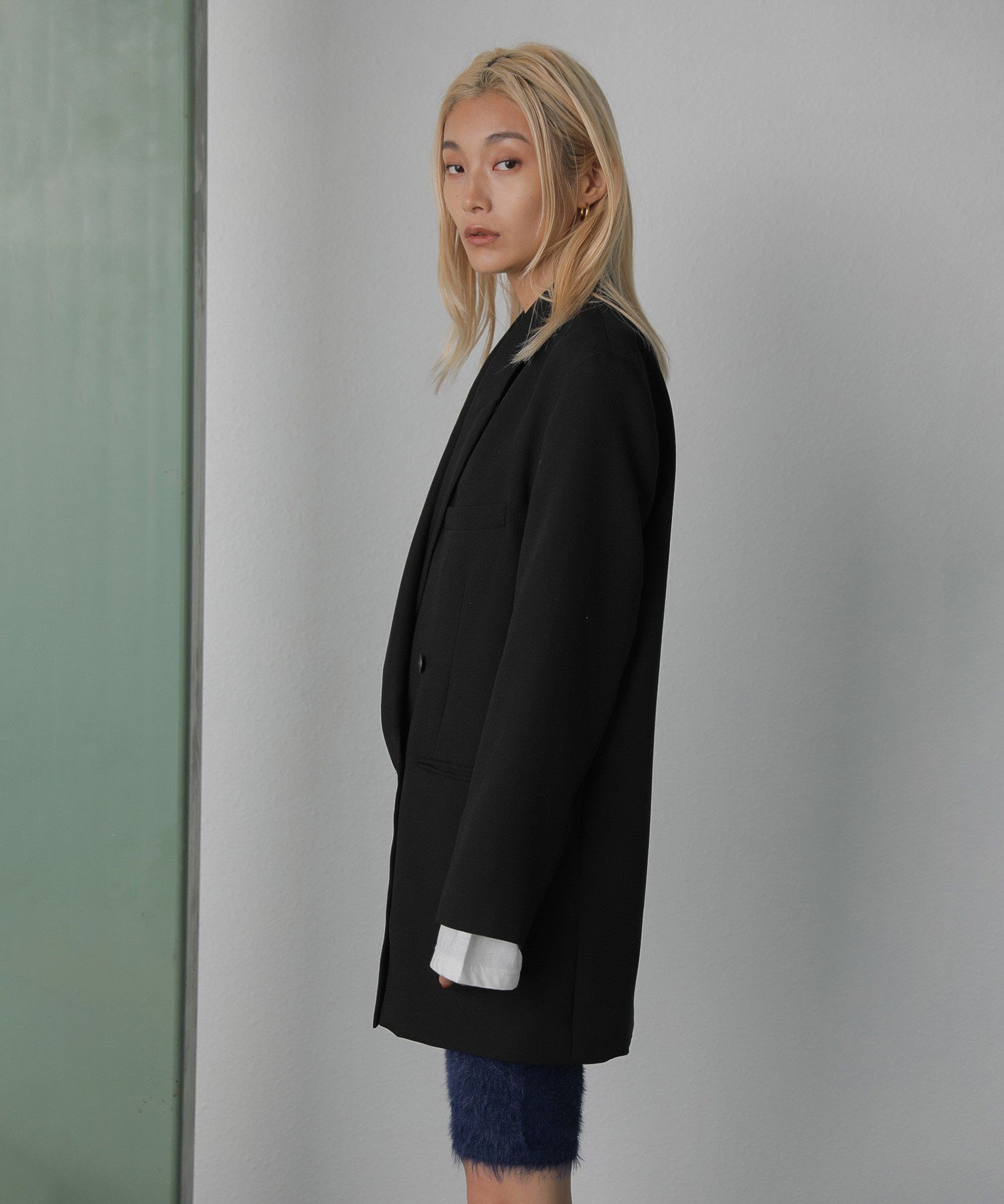 mici/ダブルブレストビッグジャケット