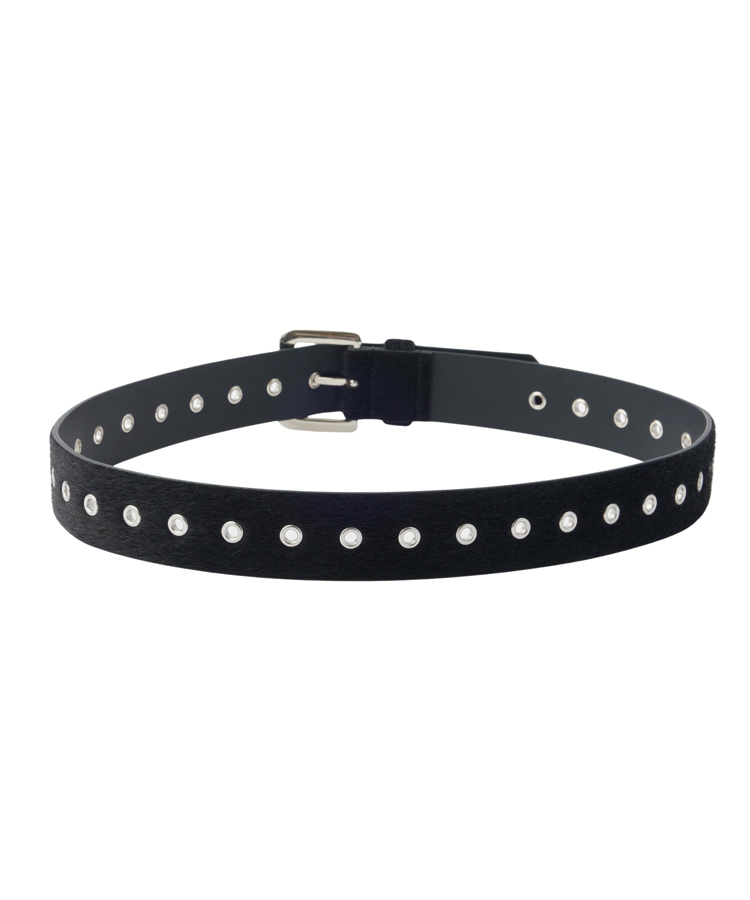 FAUX CALF HAIR LEATHER XG BELT