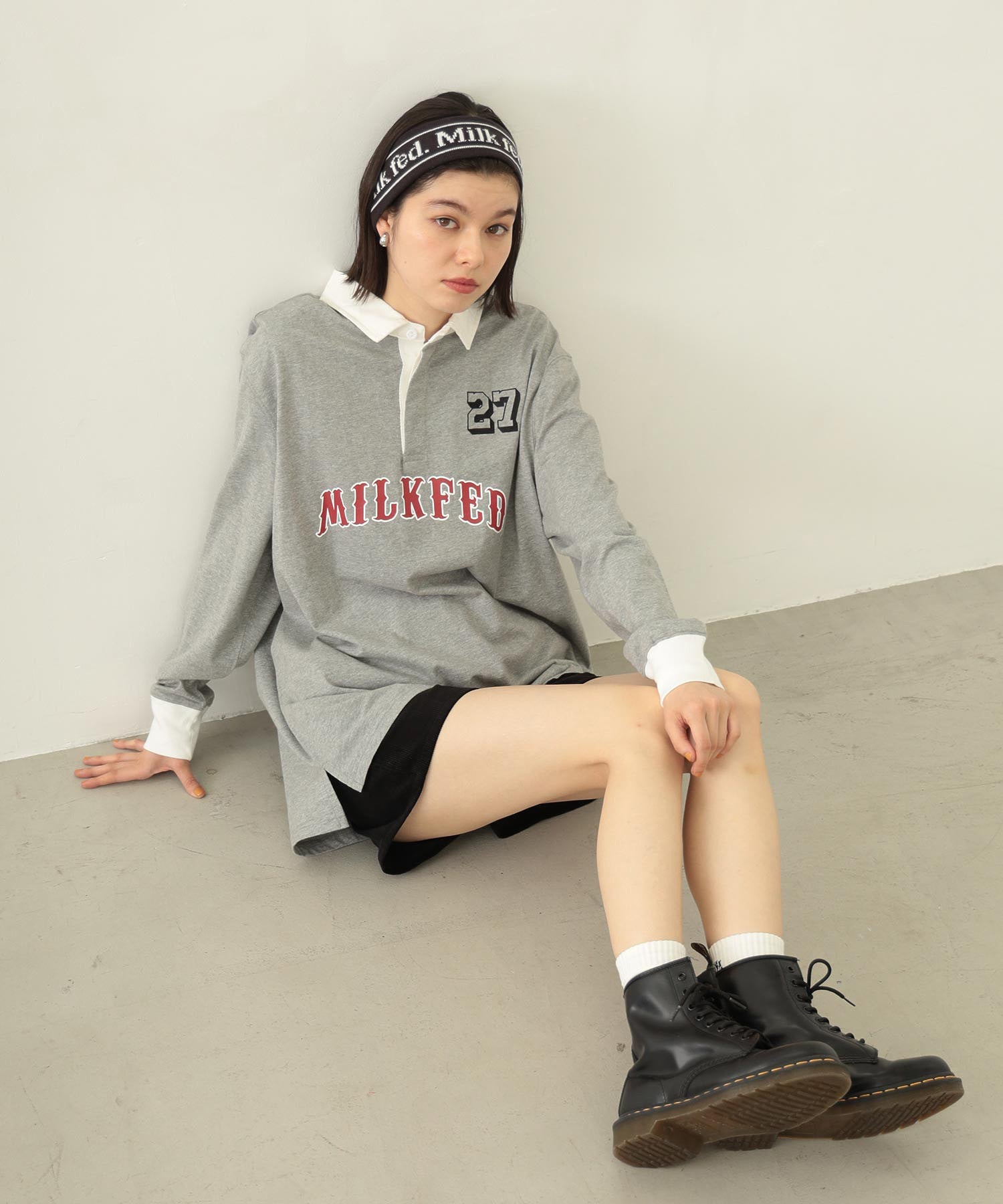 LOGO KNIT HAIR BAND
