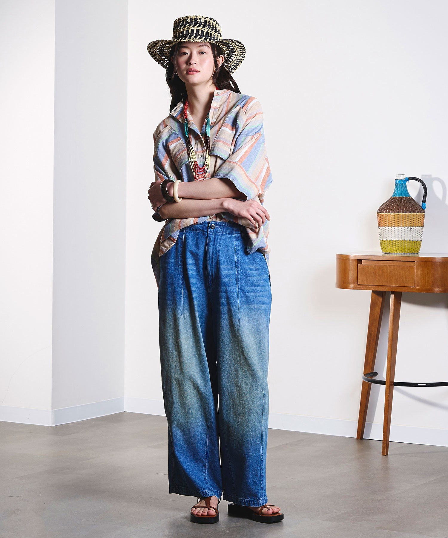 model:171cm 着用サイズ:ONE SIZE