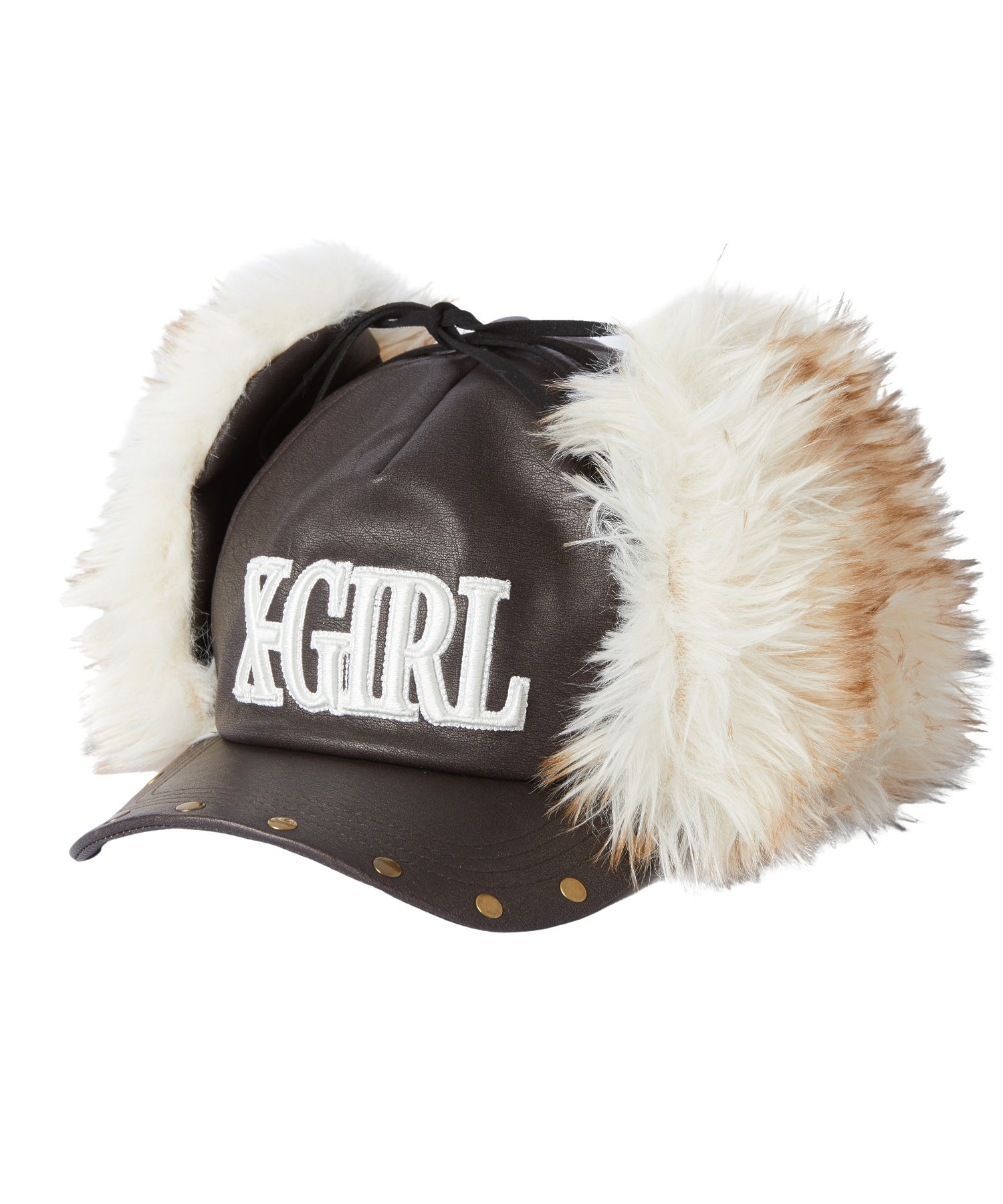 FAUX FUR EAR FLAP 5PANEL CAP
