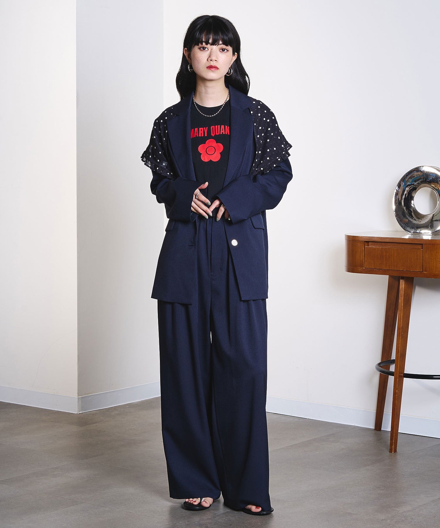 model:163cm 着用サイズ:S