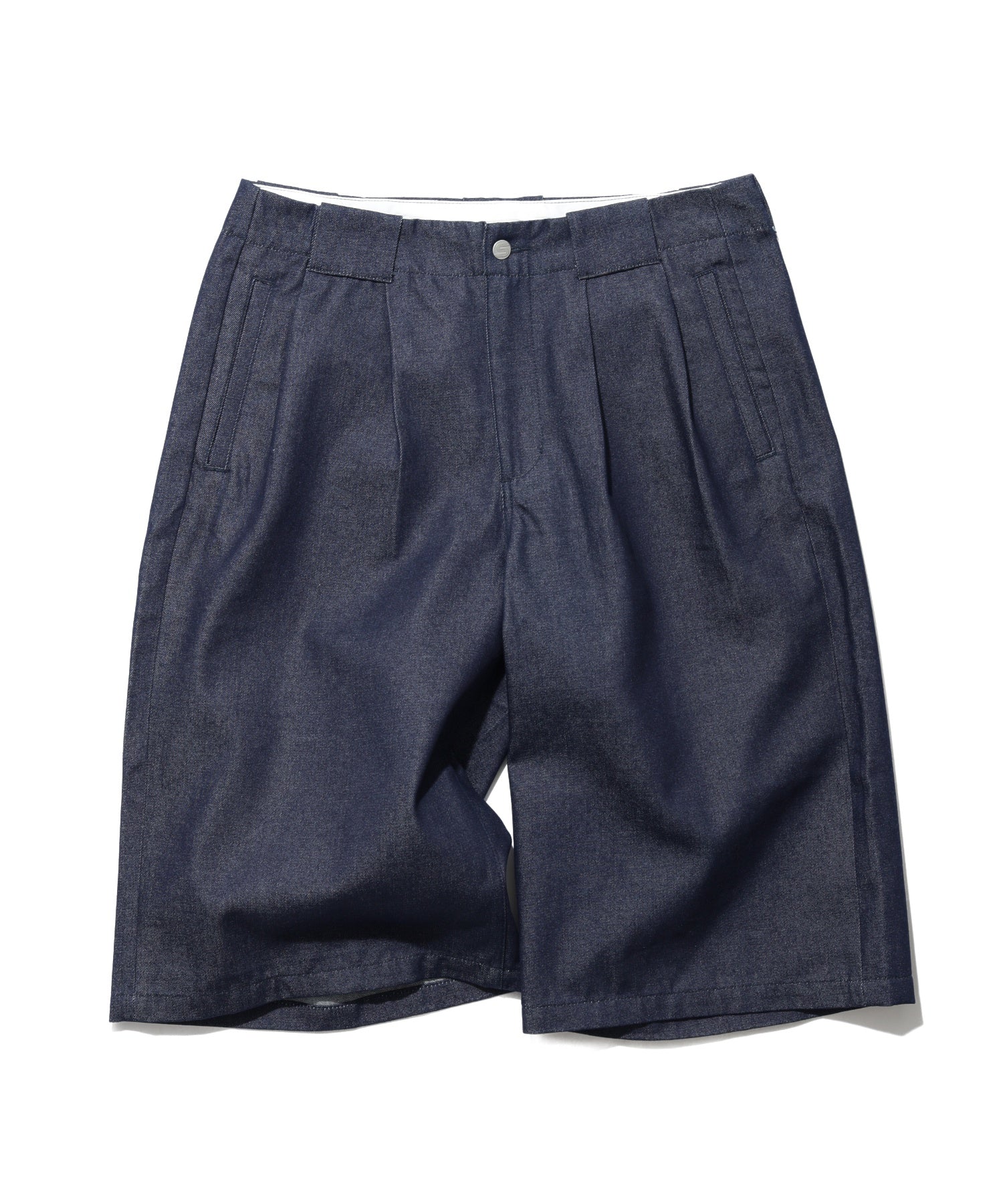 SHORT BAGGY DENIM PANTS