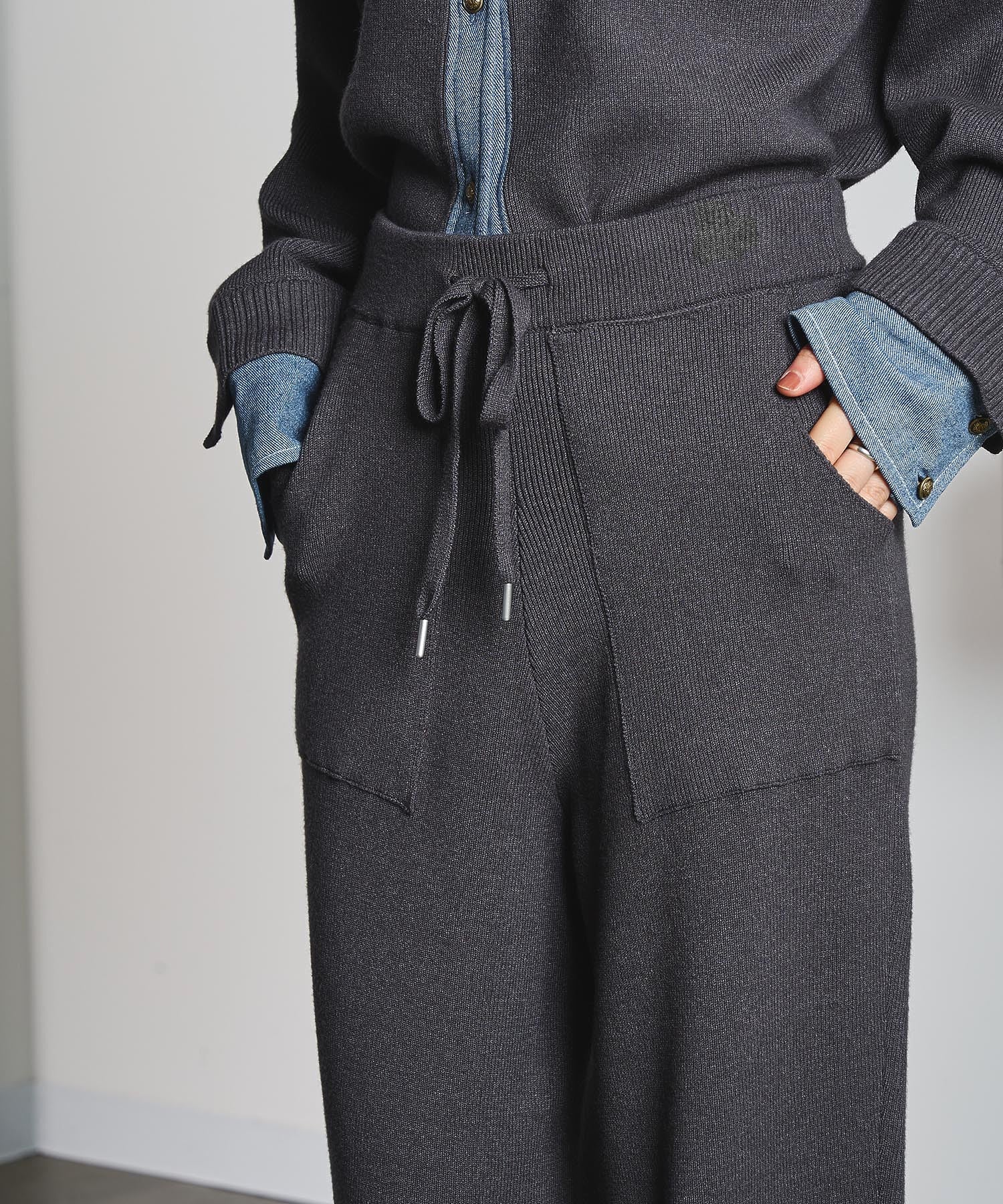 GENE HEAVENS/KNIT JOGGER PANTS