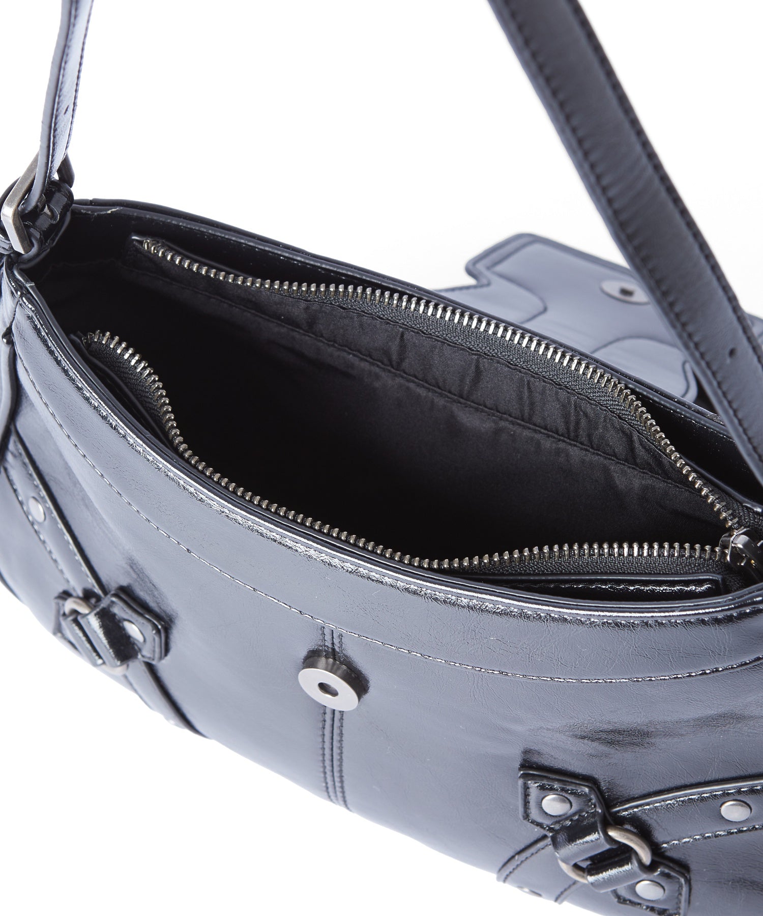 XG LOGO PLATE SHOULDER BAG