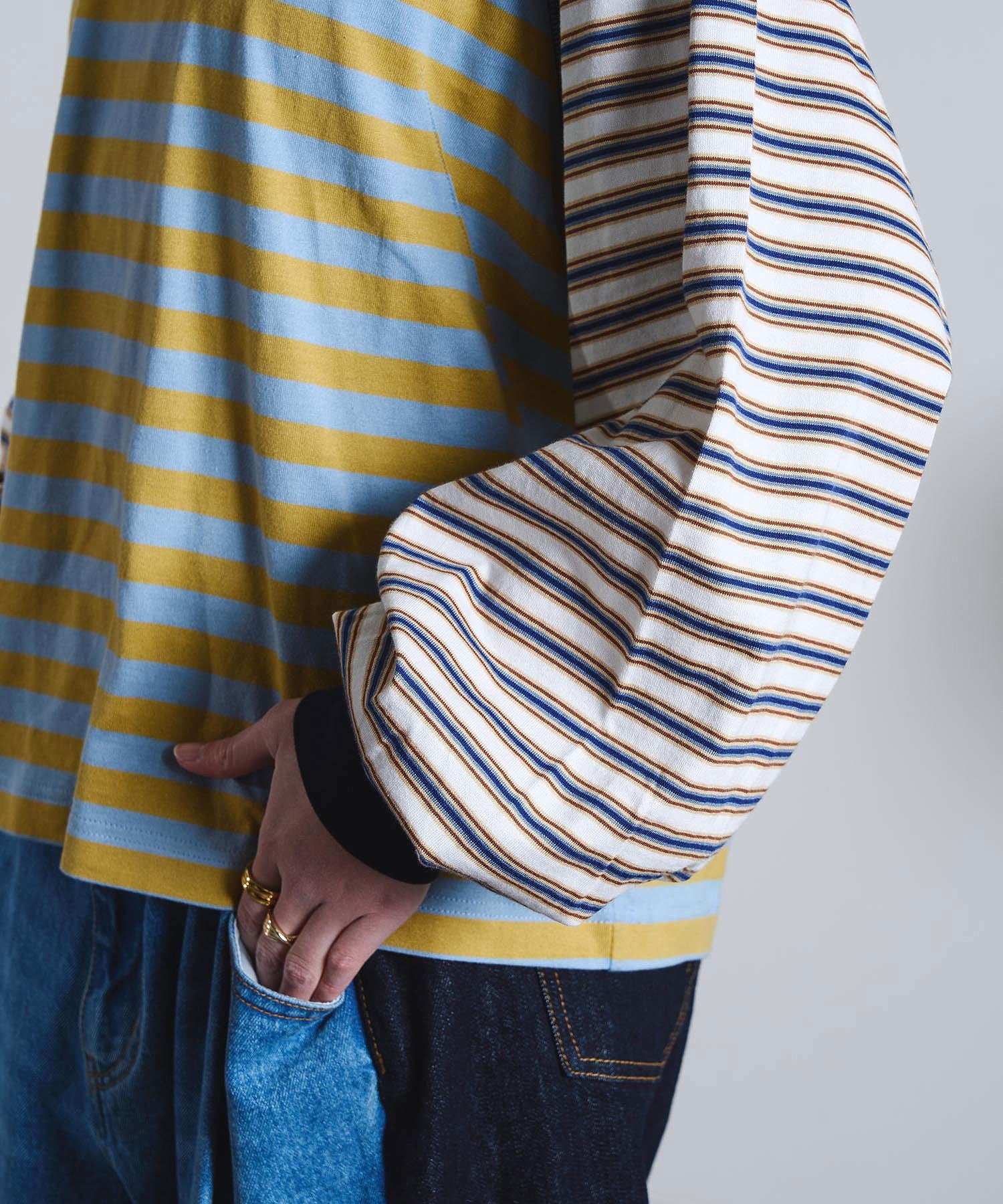 mici/VOLUME LONG SLEEVE TOP