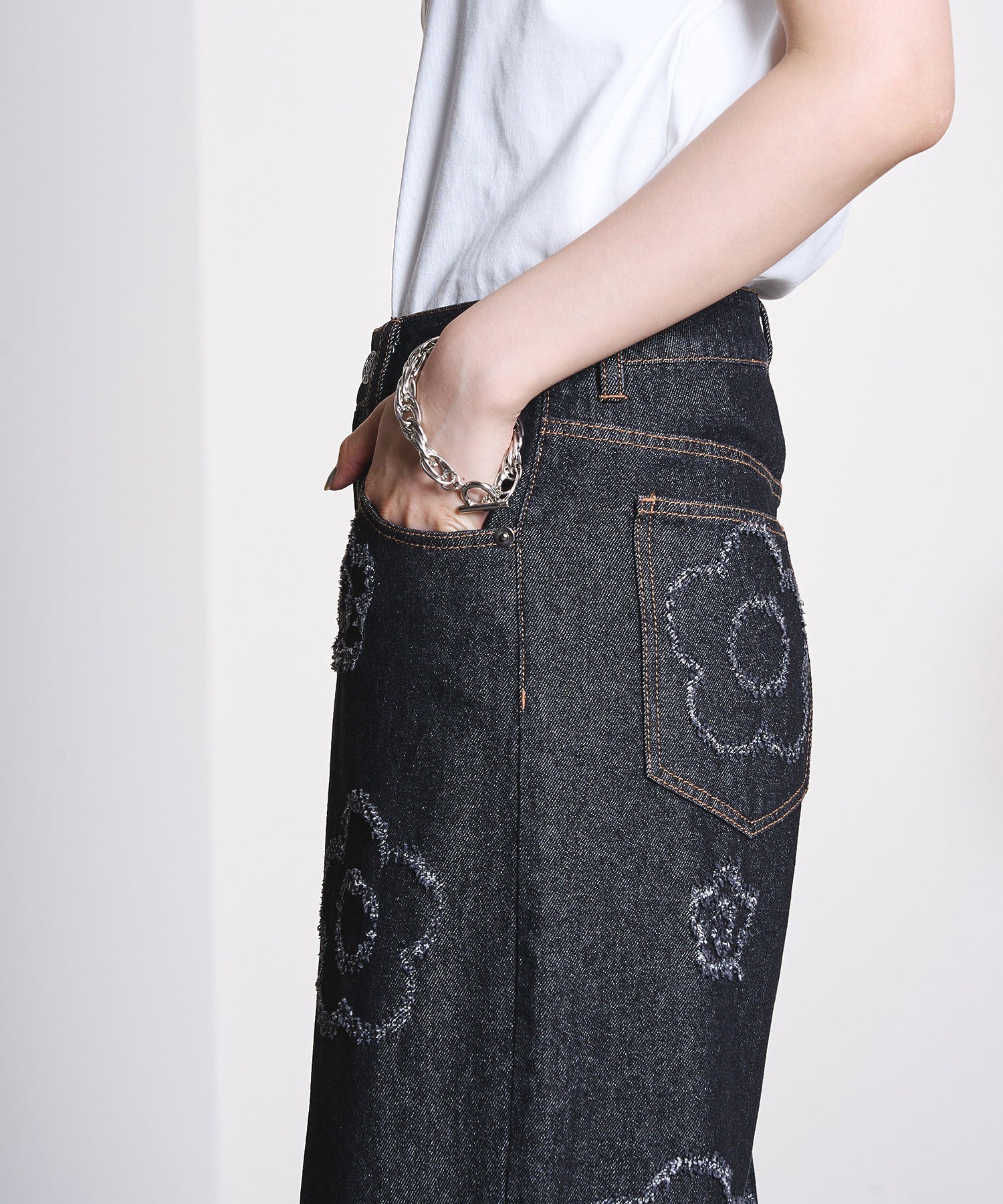 MARY QUANT/DAISY DENIM PANTS
