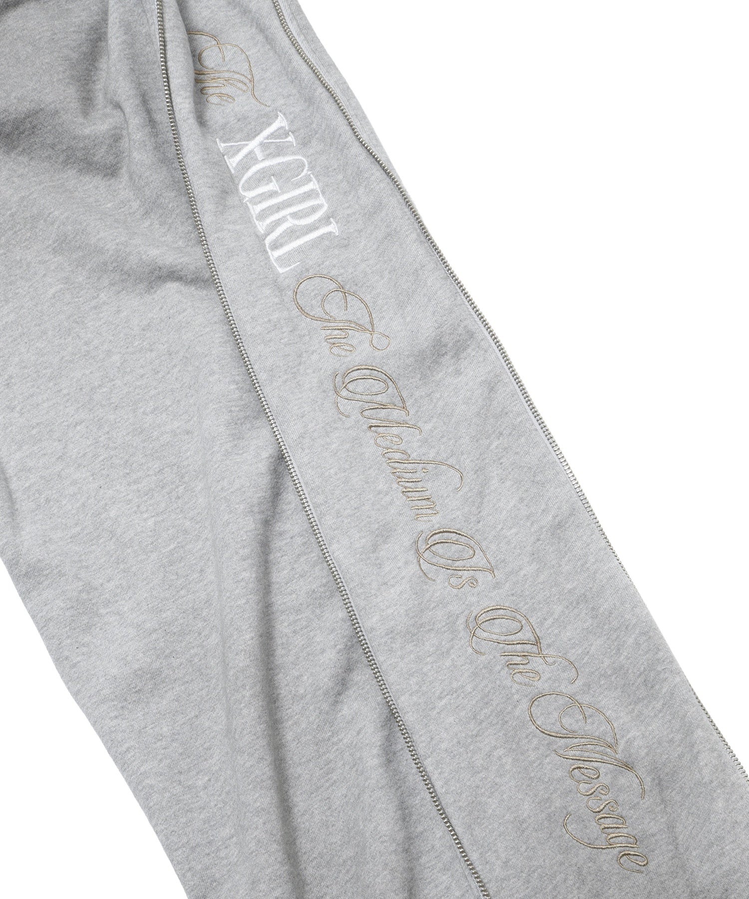FADED SIDE ZIP SWEATPANTS
