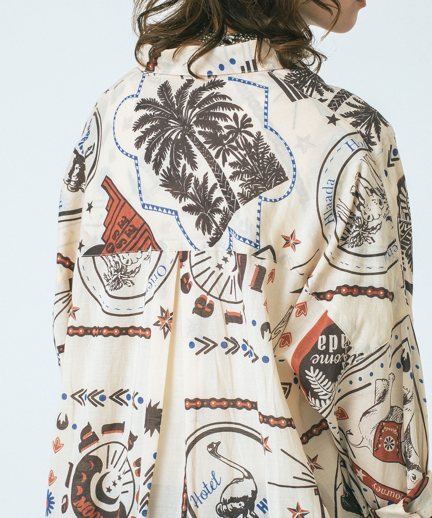 HLAADA for ROSE BUD/BANDANA BIAS SHIRT OP