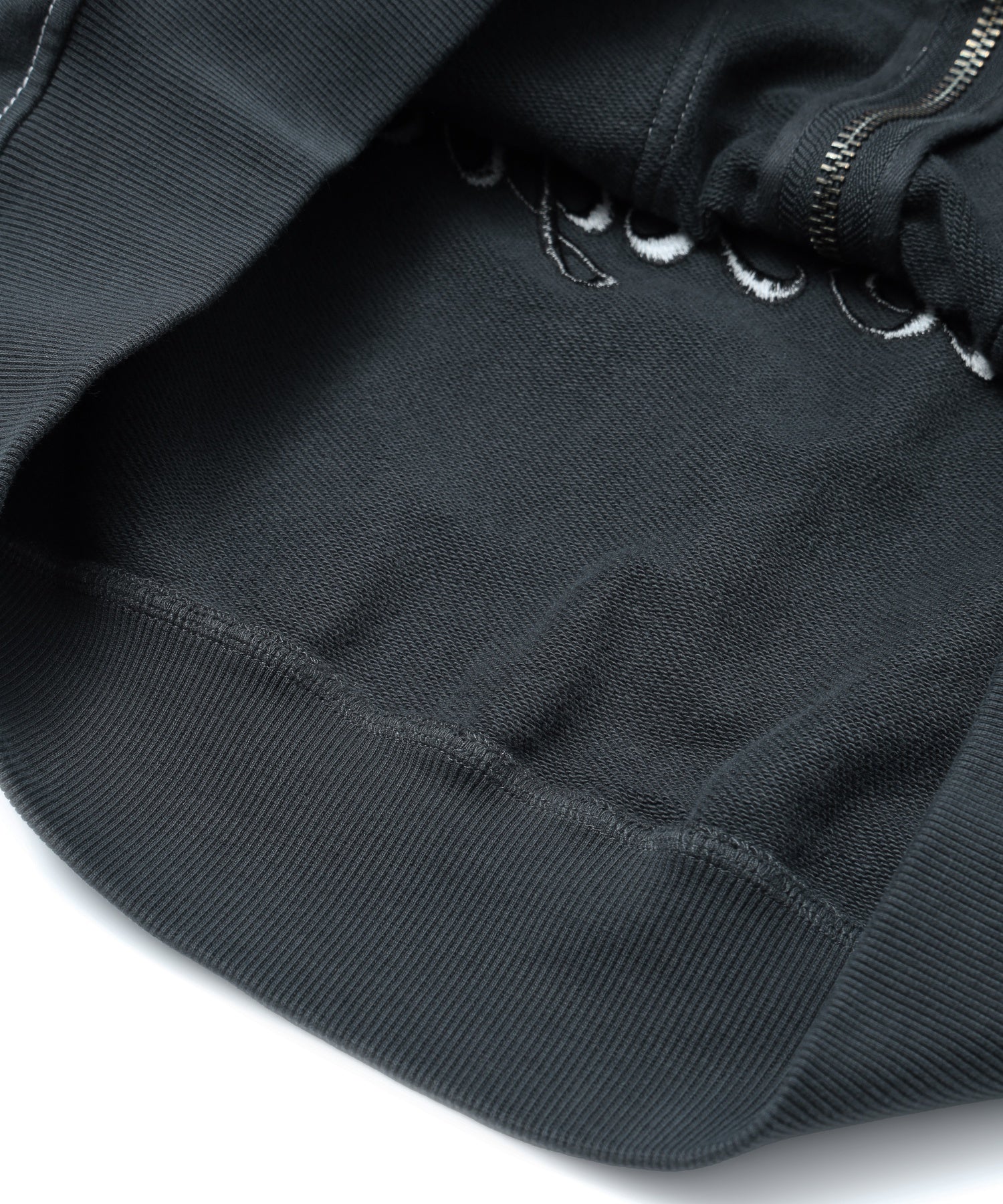 ARCH LOGO AND FACE HOODED SWEAT JACKET